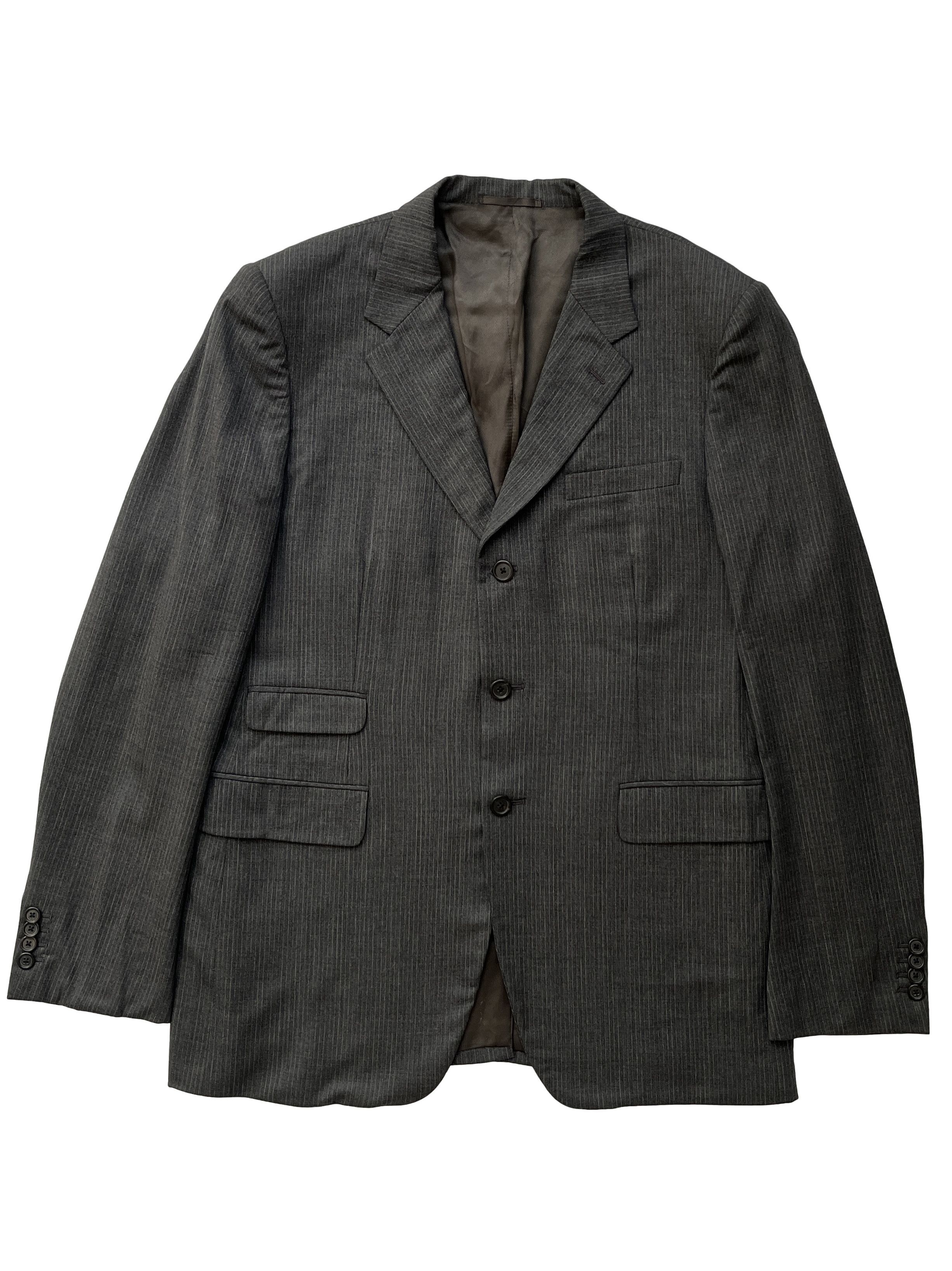 ⚡️QUICK SALE⚡️Prada Gray Pinstripe Blazer Jacket