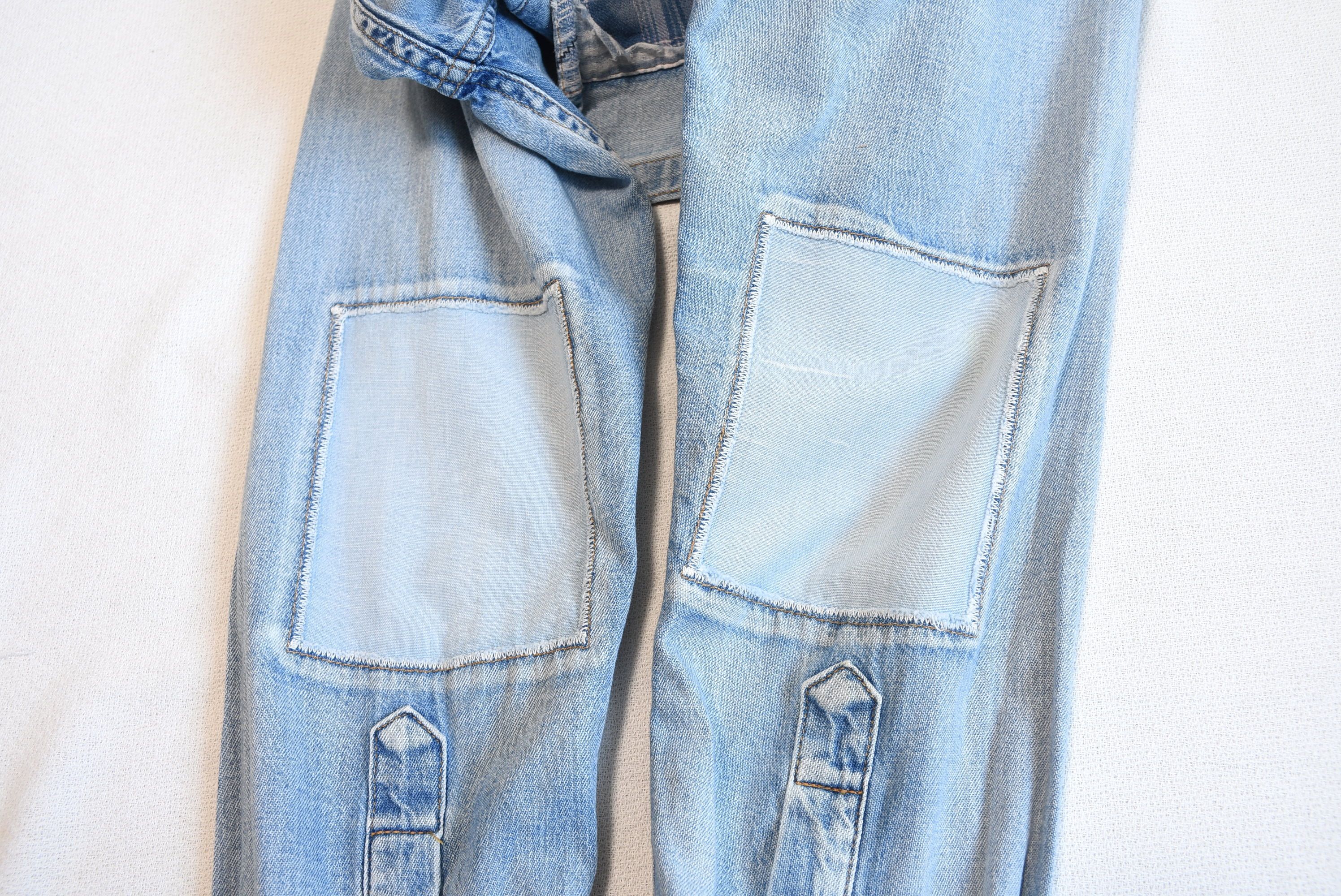 Edwin × Japanese Brand EDWIN Vintage Repair Style Denim Shirt with Patchwork!! Size US M / EU 48-50 / 2 - 11 Thumbnail