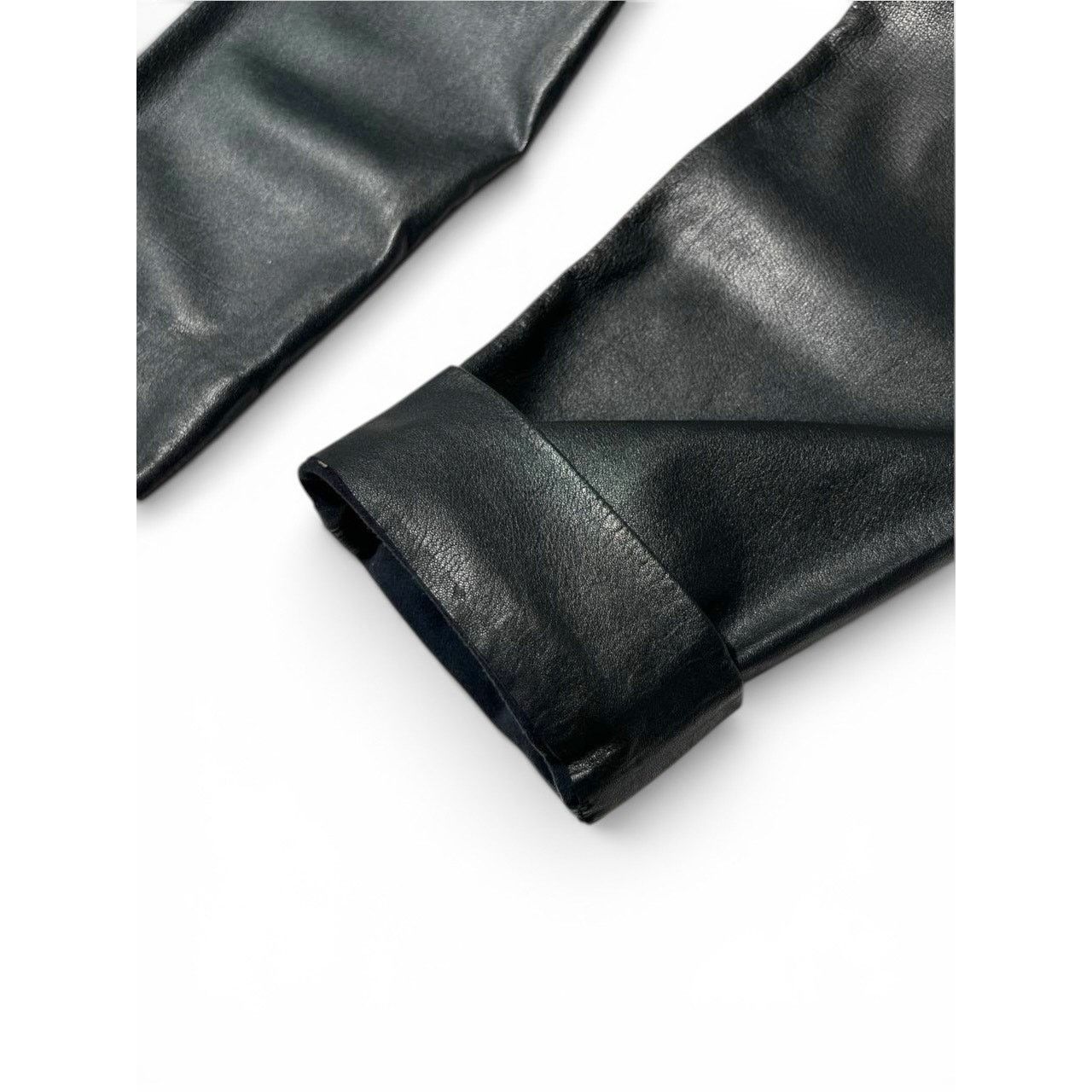 Ralph Lauren Purple Label Ralph Lauren Purple Label Rare Black Leather Pants Size 25" / US 0 / IT 36 - 20 Thumbnail
