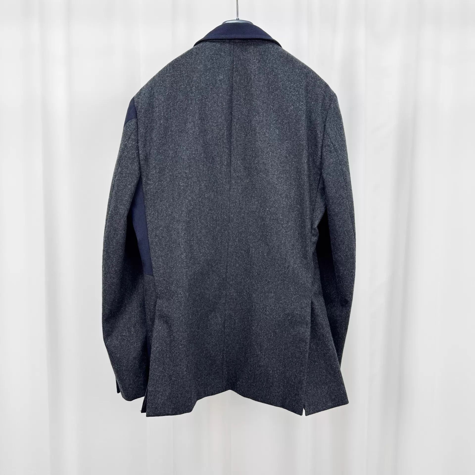 Hermes Hermes geometric wool colorblock blazer 50 99 Size 50R - 2 Thumbnail