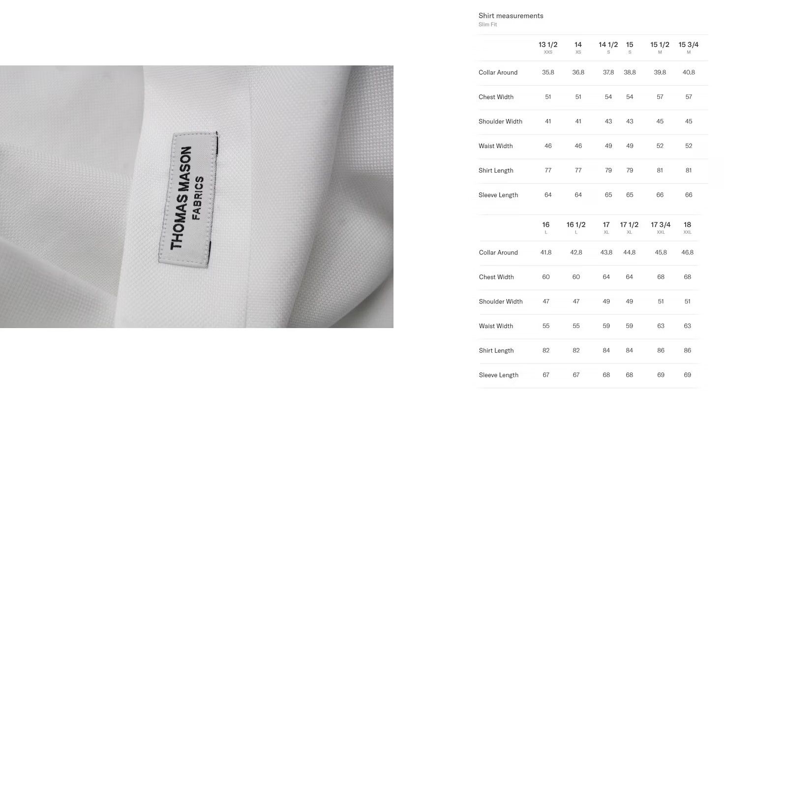Suitsupply SUITSUPPLY Shirt Men S White Slim Fit Patterned Cutaway Collar Formal Button Up Size 36R - 8 Thumbnail
