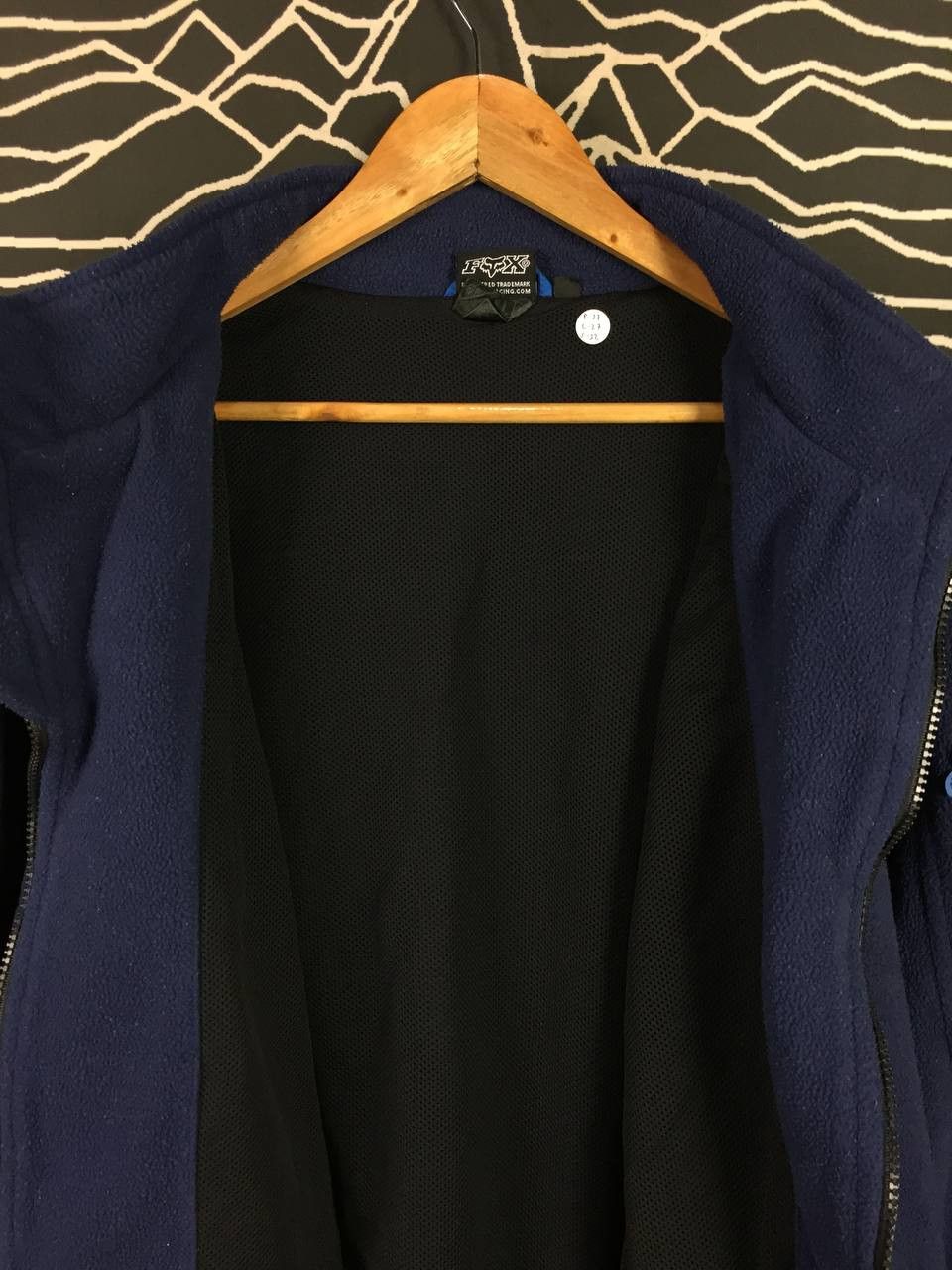 Fox Racing Vtg Fox Racing Motocross Tape Logo Full Zip Fleece Jacket Size US L / EU 52-54 / 3 - 4 Thumbnail