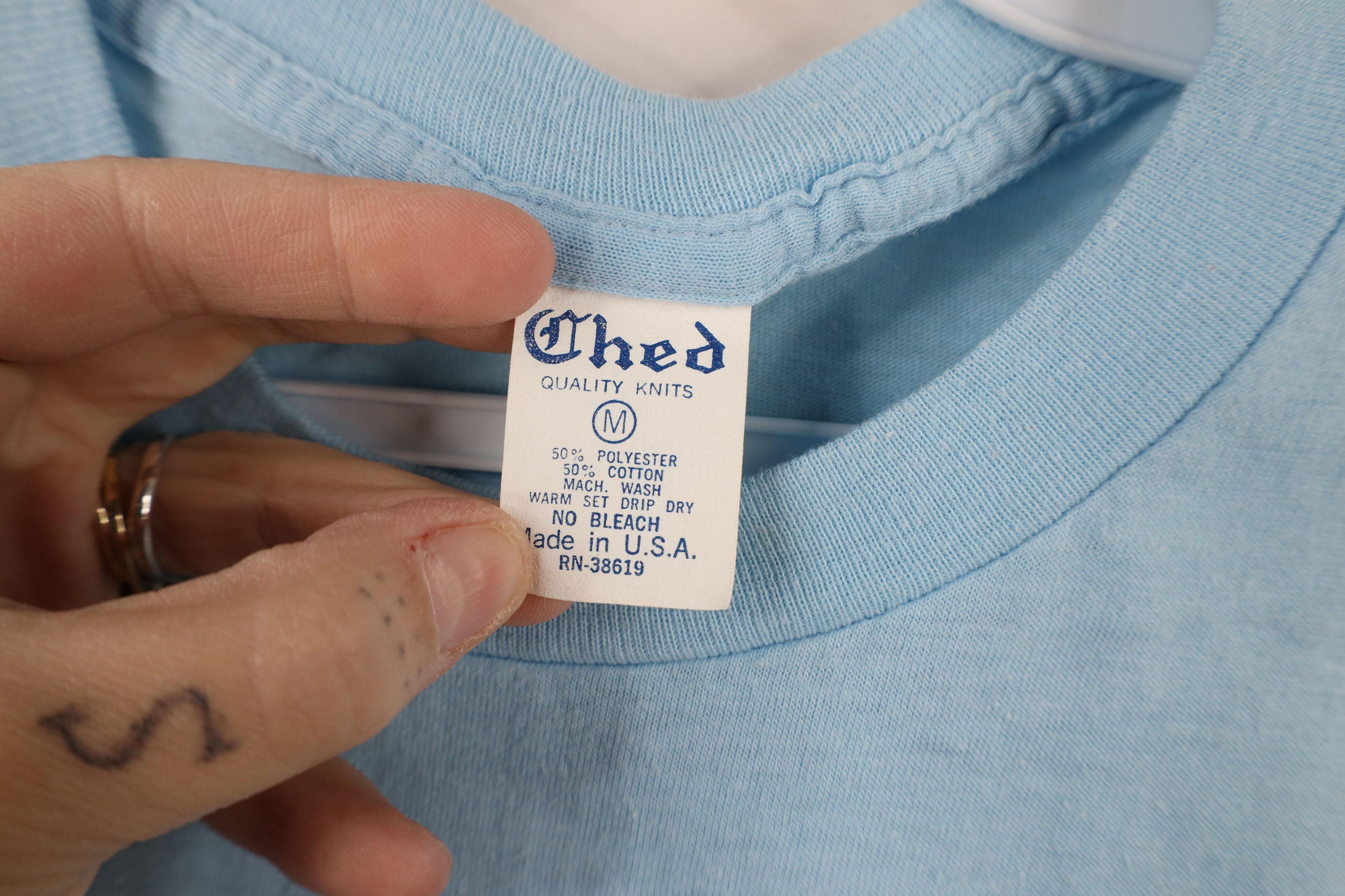 Vintage Vintage 70s Really Know How To Keep It Up T-Shirt Blue USA Size US M / EU 48-50 / 2 - 9 Thumbnail