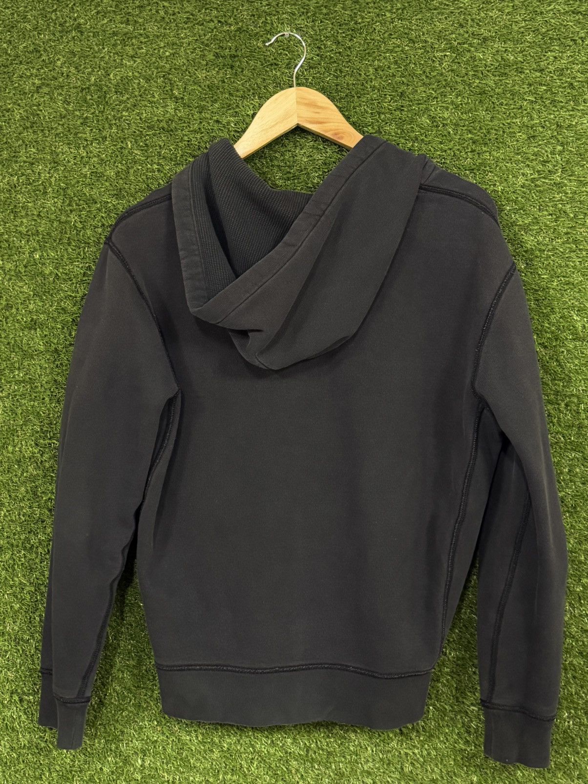 Polo Ralph Lauren Polo Ralph Lauren Waffle Knit Black Red Pony Logo Hoodie Size US M / EU 48-50 / 2 - 5 Thumbnail