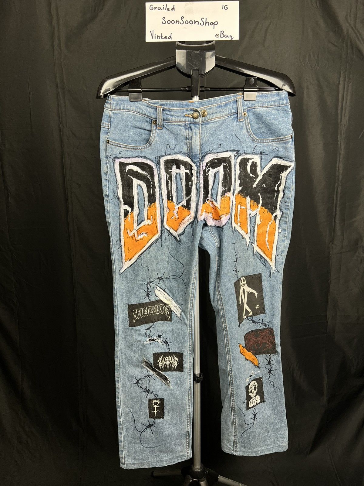 G59 Records × GHOSTEMANE Custom Doom Pants Ghostemane, suicideboys, G59 Size US 36 / EU 52 - 1 Thumbnail