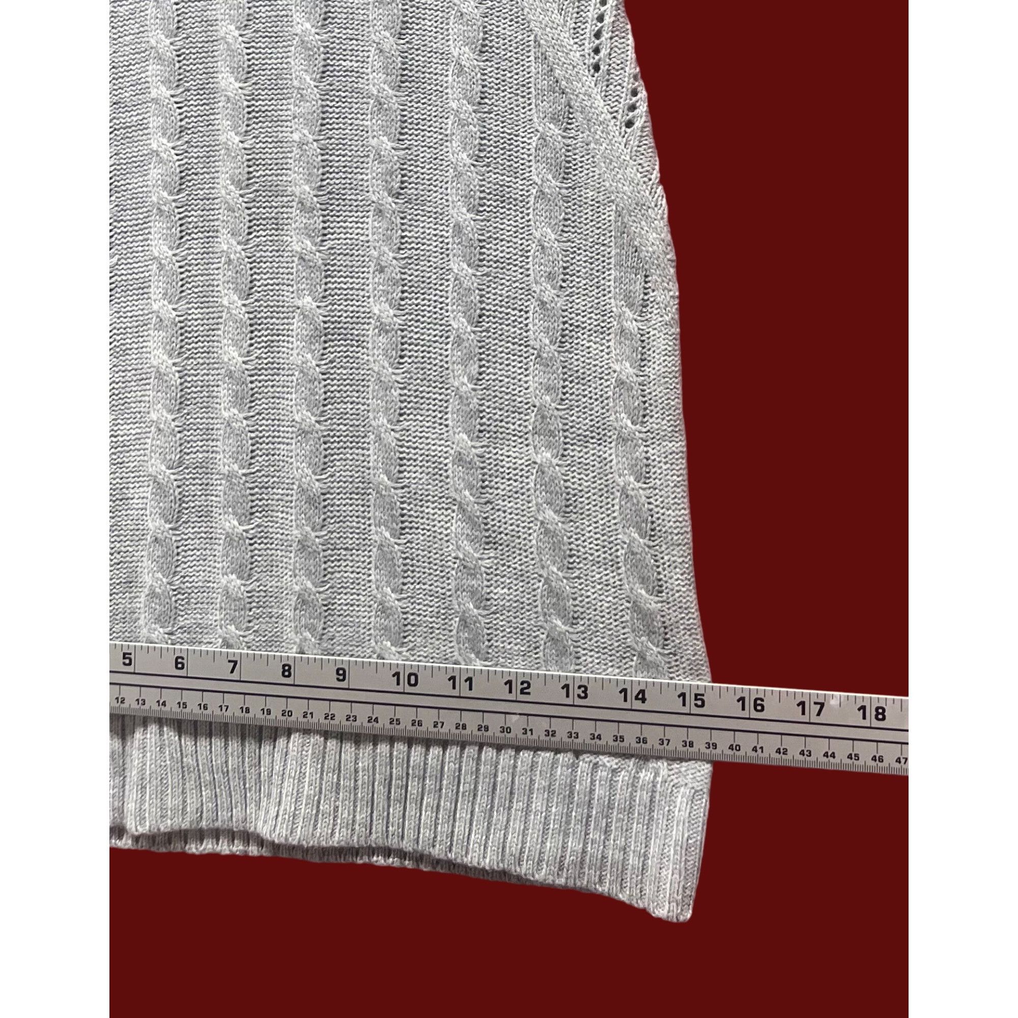 Other Just Polly - Women's Turtleneck Cable Knit Sweater Dress - G Size S / US 4 / IT 40 - 6 Thumbnail