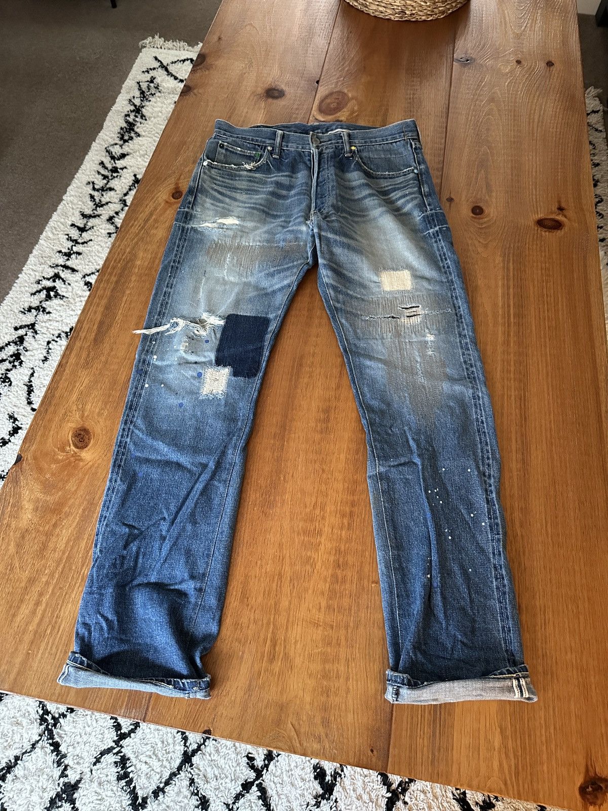 Visvim Visvim Fluxus Serge de Nimes denim 32x32 | Grailed