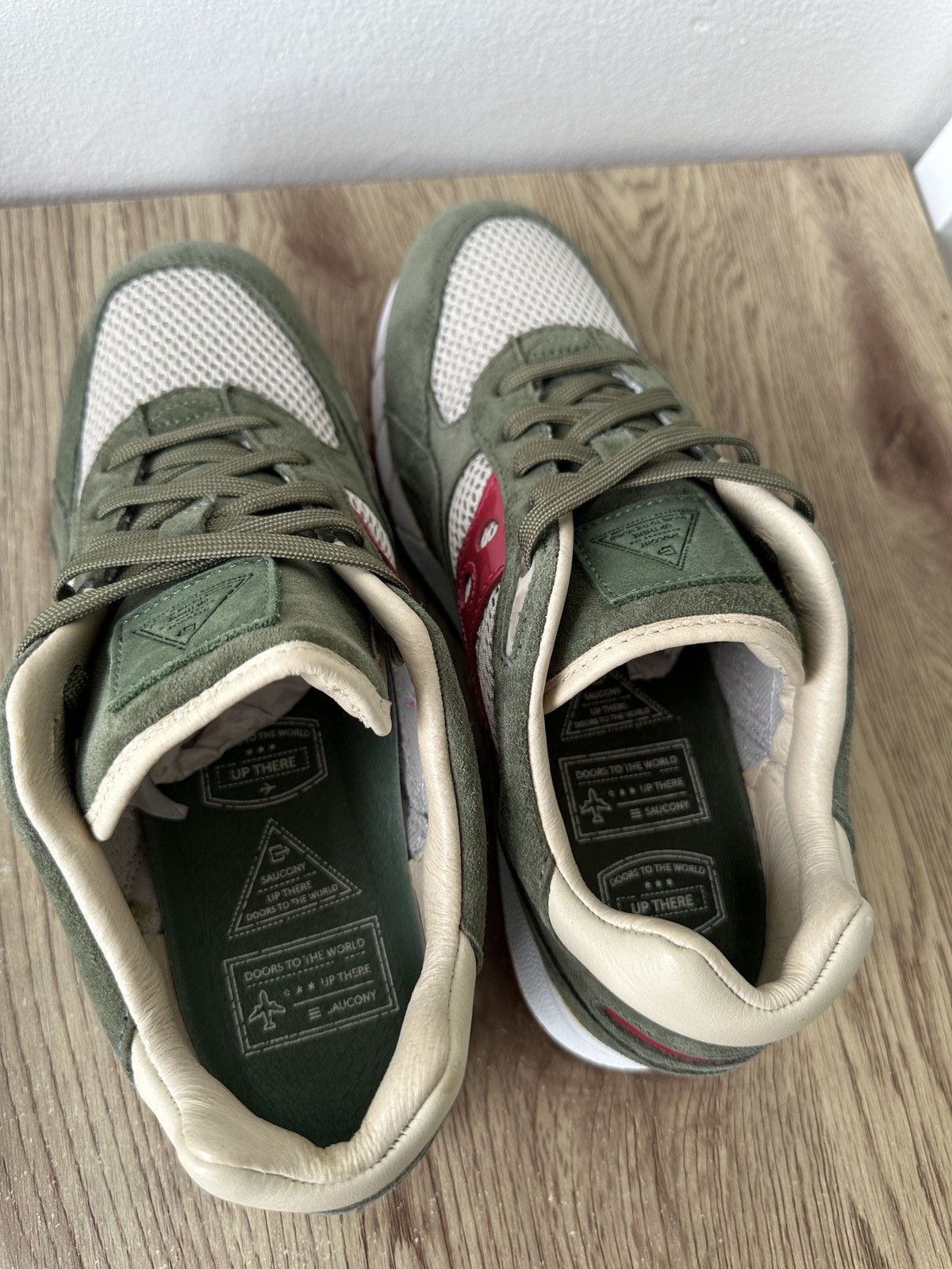 Saucony Saucony x Up There Shadow 6000 Olive – US 10.5 – S70570-1 Size US 10.5 / EU 43-44 - 7 Thumbnail