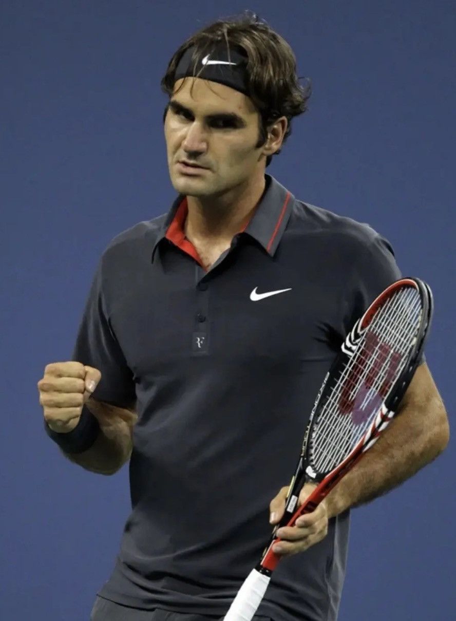 Nike × Vintage RARE Nike Roger Federer 2003 Australian Open Tennis Jersey Size US M / EU 48-50 / 2 - 2 Thumbnail