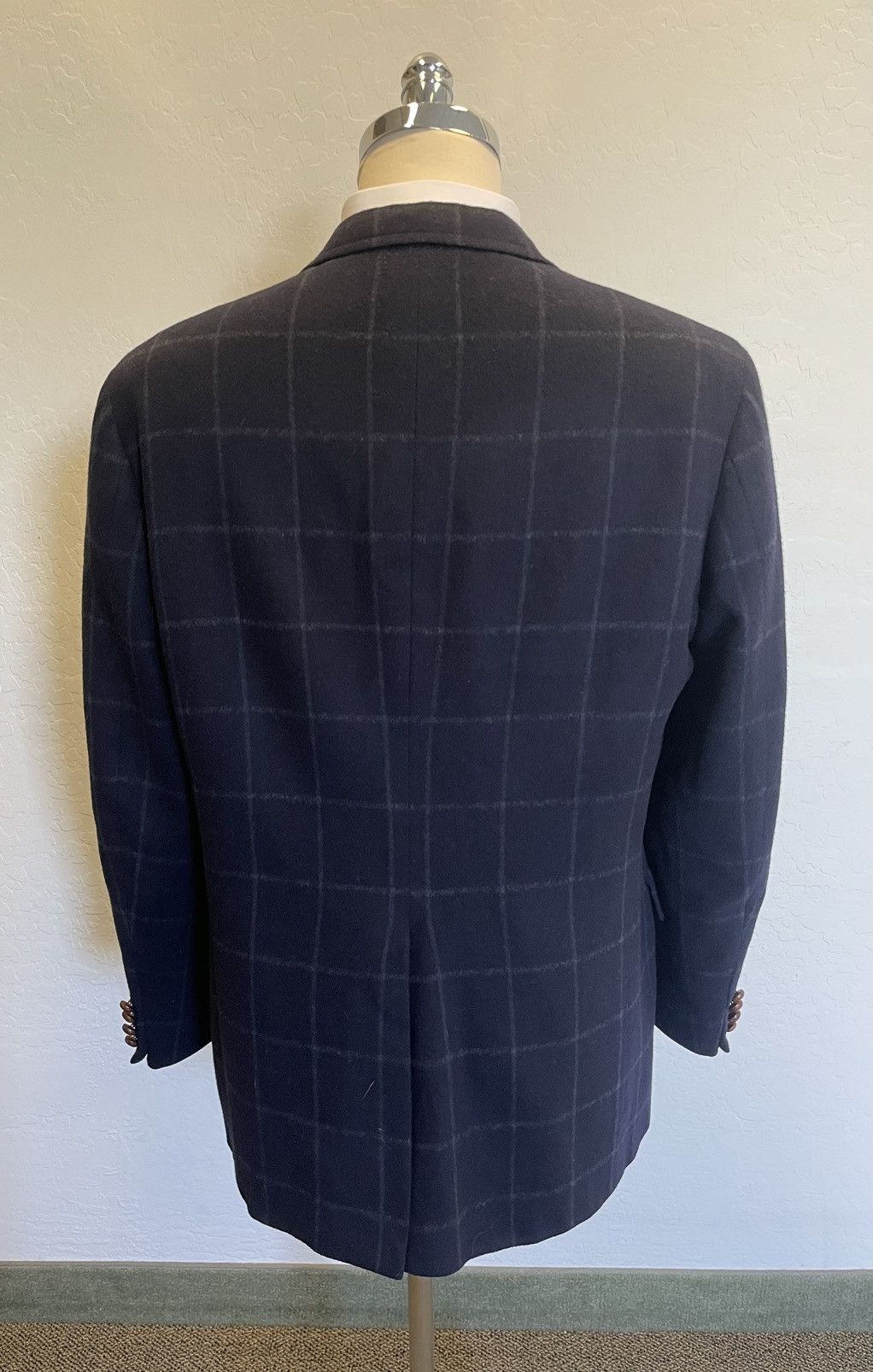Chaps Ralph Lauren × Vintage Vintage Windowpane Jacket Size 44R - 4 Thumbnail