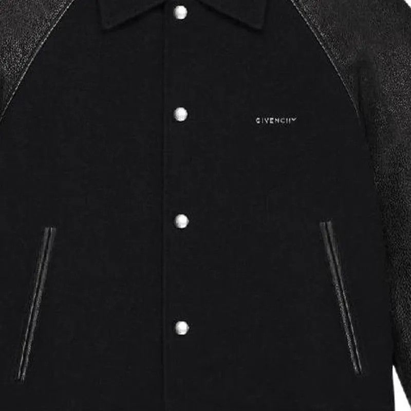 Givenchy o1w1db10325 Classic Bomber in Black Size US XXL / EU 58 / 5 - 2 Thumbnail