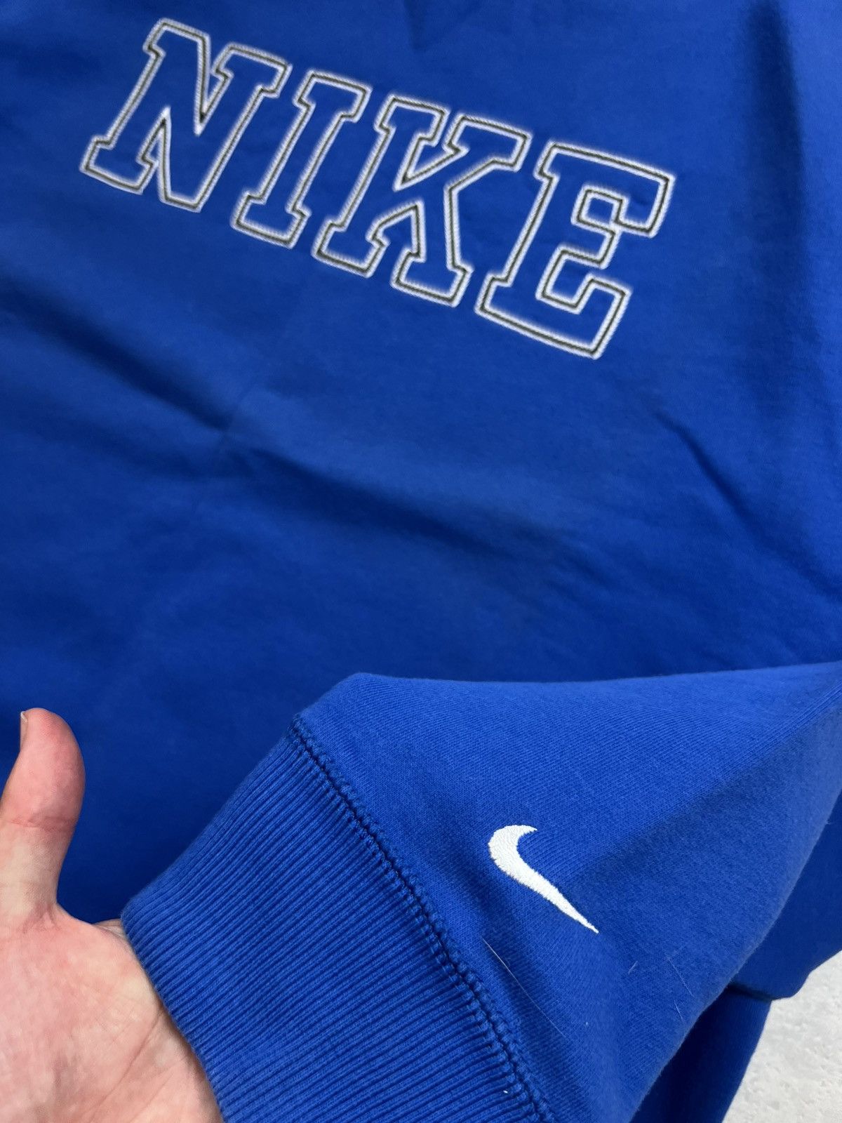 Nike 00s Nike Embroidered Logo Spellout Vintage Y2K Sweatshirt Size US XL / EU 56 / 4 - 5 Thumbnail