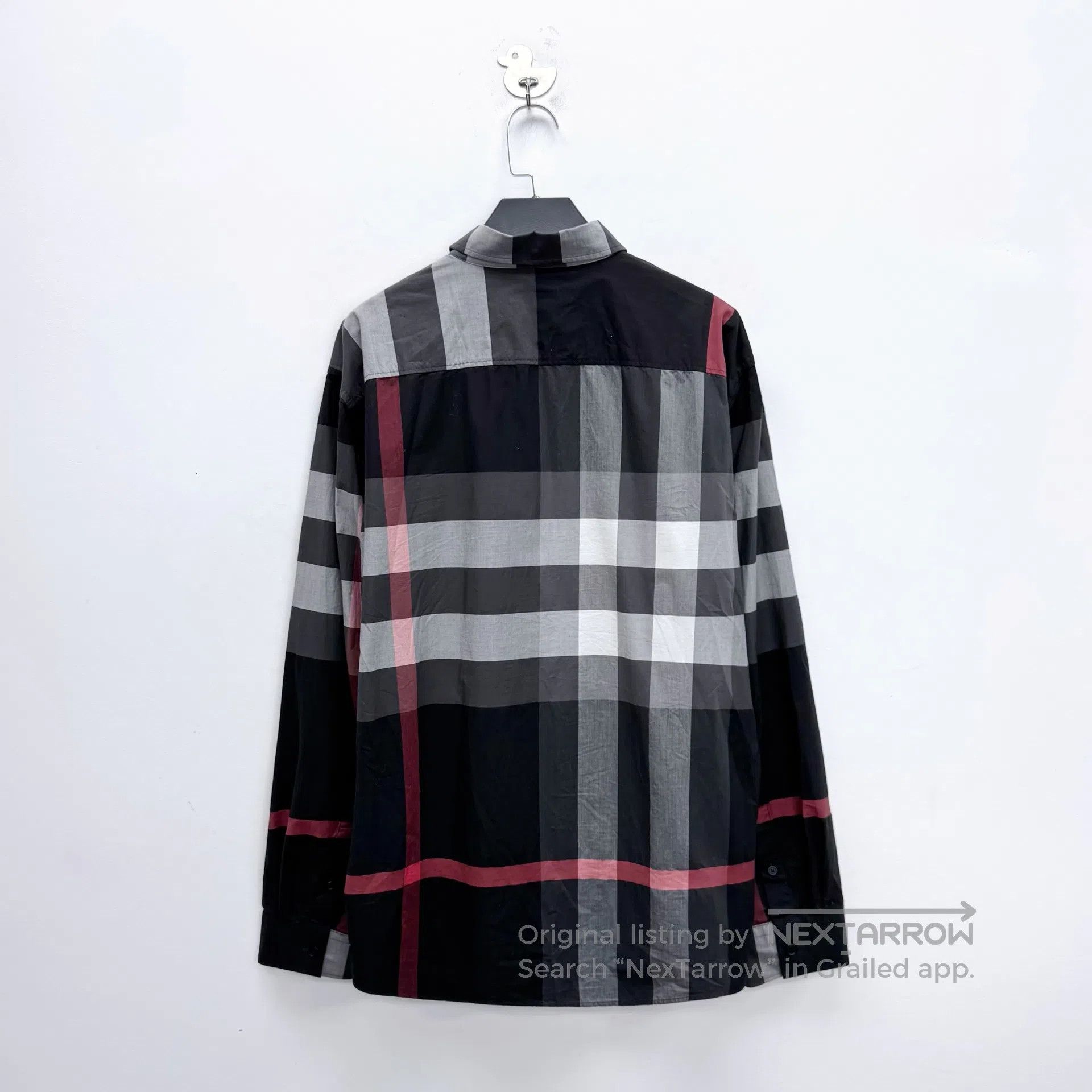 Burberry Burberry Black and white large check pattern long-sleeve s Size US XXL / EU 58 / 5 - 2 Thumbnail