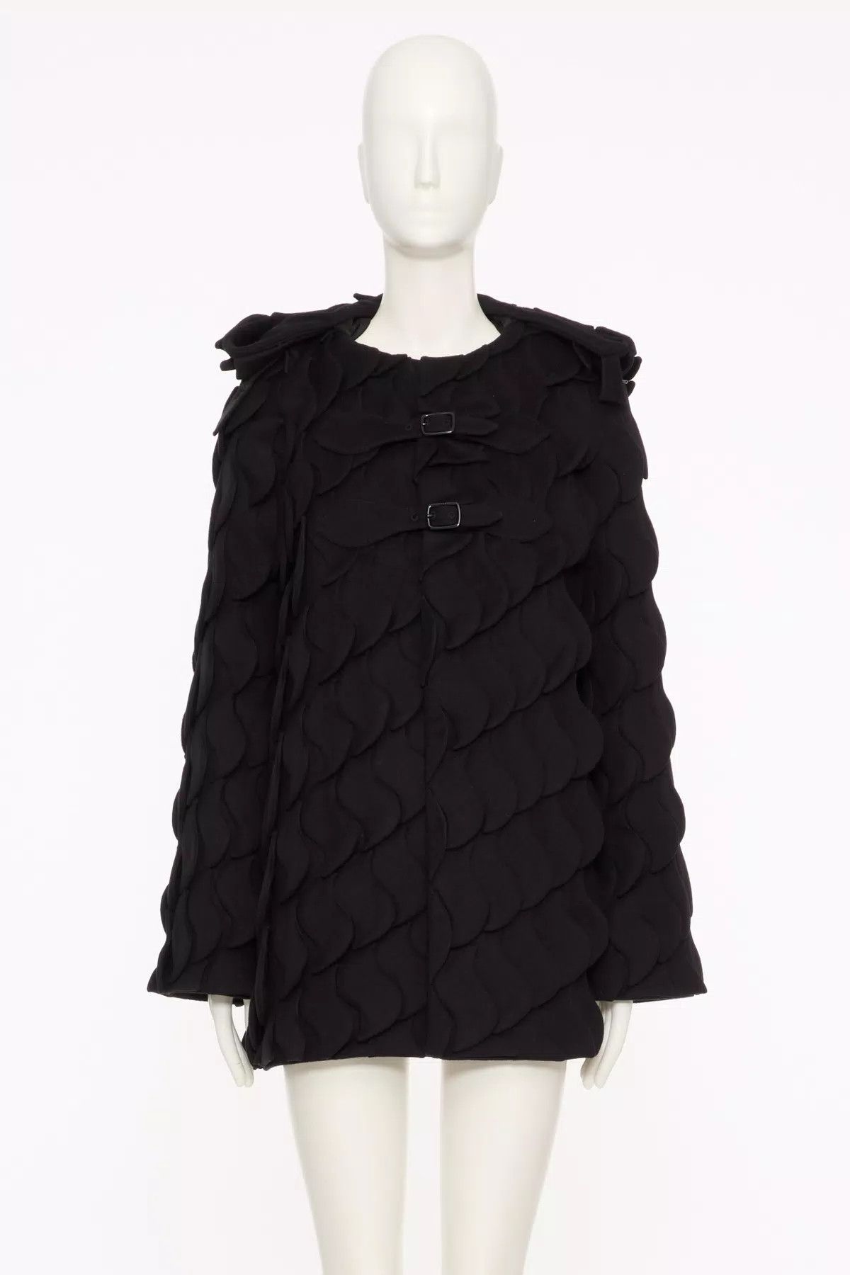 Valentino o1s1wg110426 Coat in Nero Size L / US 10 / IT 46 - 1 Thumbnail