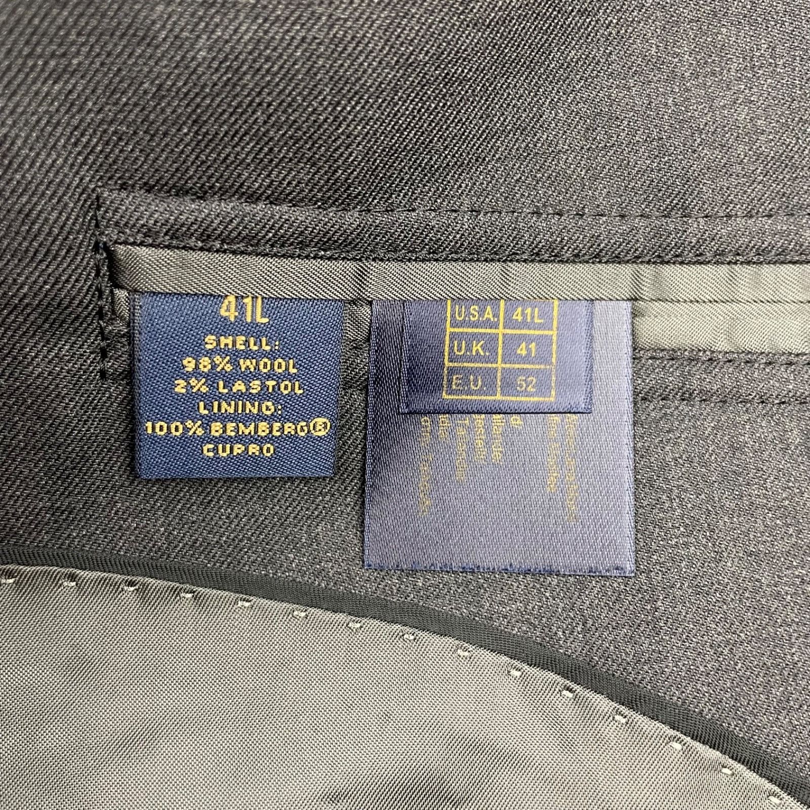 Brooks Brothers Brooks Brothers Men's Wool Stretch 2-Button Suit Gray • 41L Size 42L - 6 Thumbnail