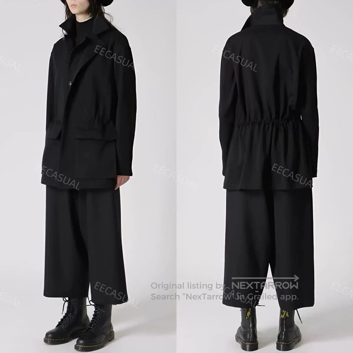 Y's Yohji Yamamoto Gray Denim Jacket. Size US M / EU 48-50 / 2 - 2 Thumbnail