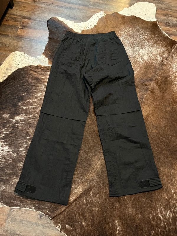 Ojardorf O. Files Wrinkled Nylon Track Pants wide leg flared baggy XL Size US 36 / EU 52 - 9 Thumbnail
