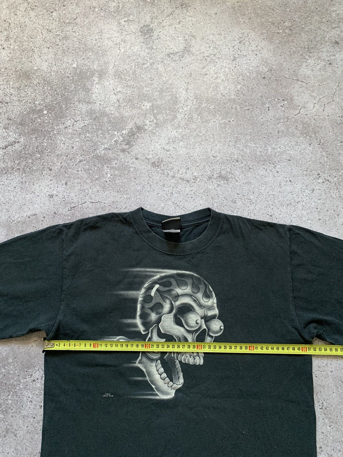Liquid Blue 2000 Skull "Shut Up And Ride" Biker T-Shirt Size US M / EU 48-50 / 2 - 8 Thumbnail