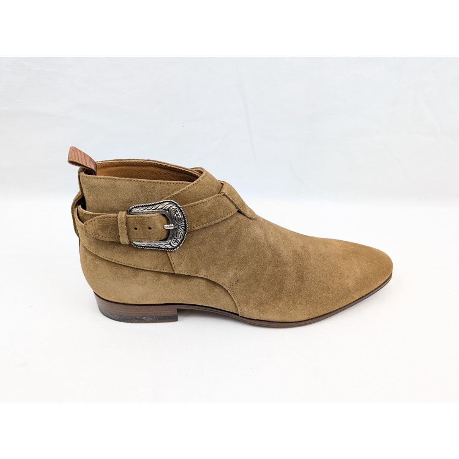 Saint Laurent Paris o1rshd1 Q:2 / 20 CR Buckle Boots in Brown Size US 10 / EU 43 - 1 Thumbnail