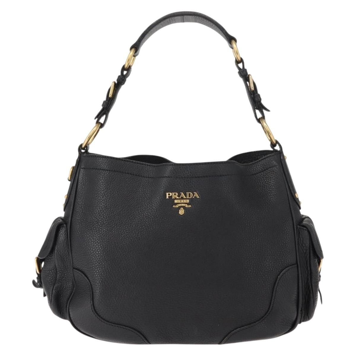 Prada Prada Side Pocket Hobo Vitello Daino Size ONE SIZE - 1 Thumbnail