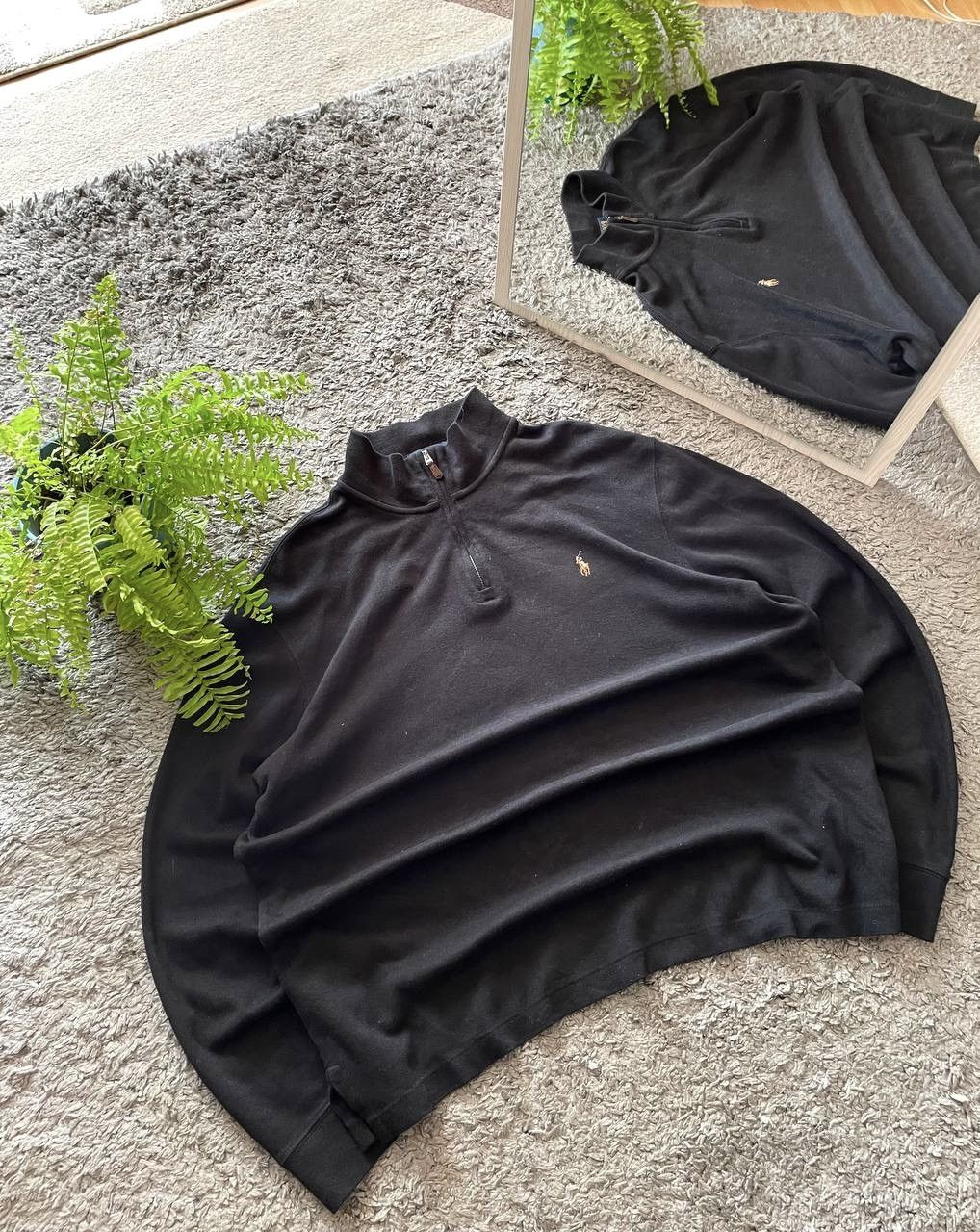 Polo Ralph Lauren × Vintage Polo Ralph Lauren Sweatshirt 1/3 Zip Logo Streetwear Vintage Size US L / EU 52-54 / 3 - 2 Thumbnail