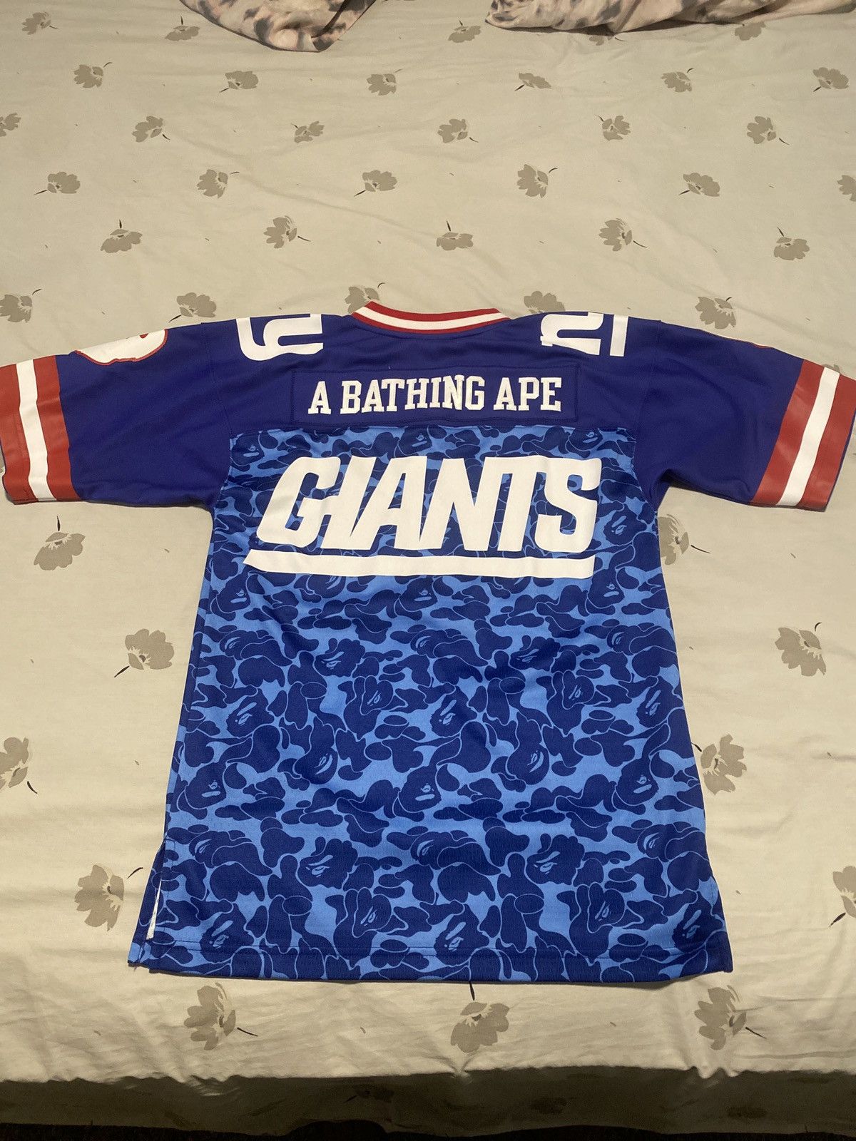 Mitchell & Ness Mitchell and Ness X Bape New York Giants Jersey Size US S / EU 44-46 / 1 - 2 Thumbnail