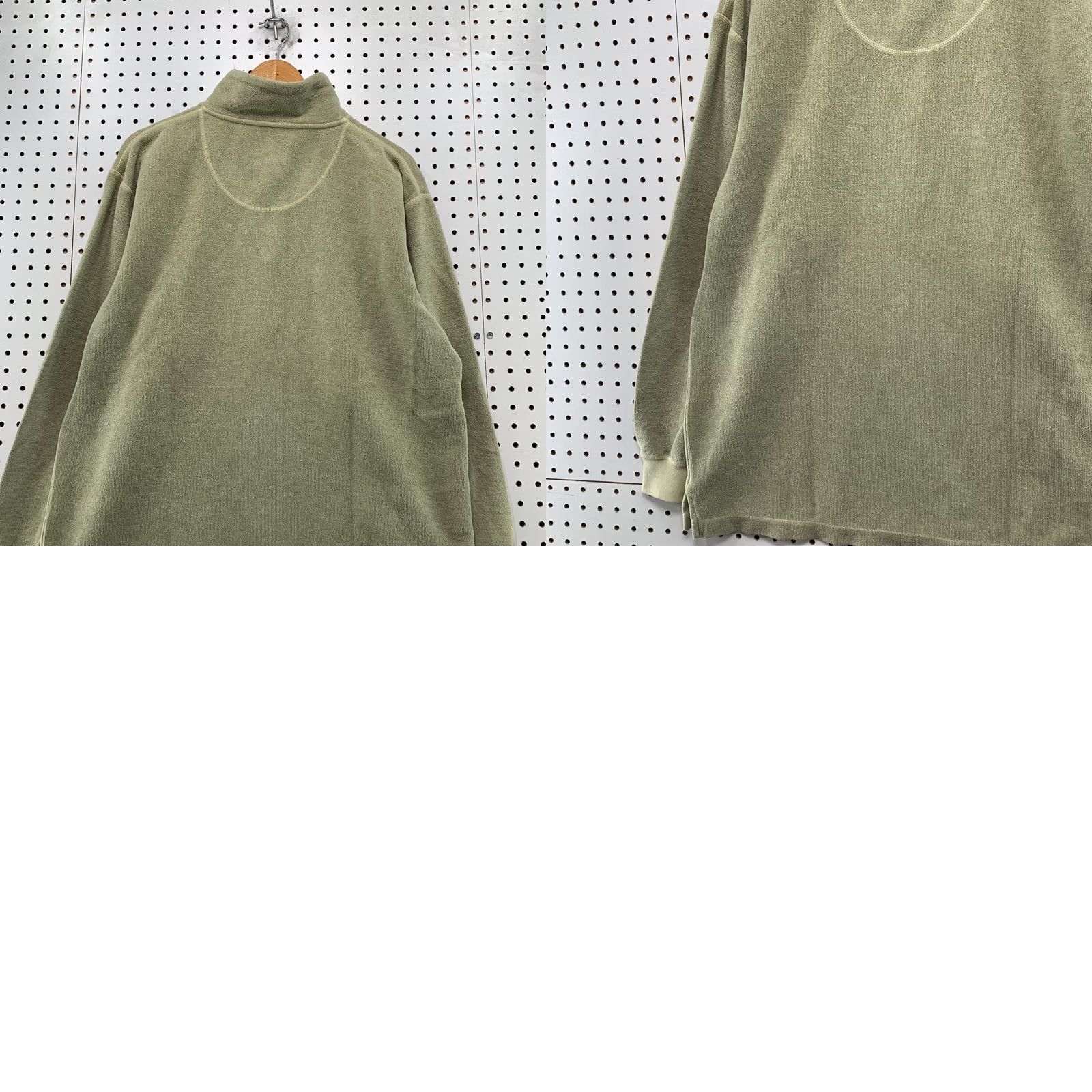 The Territory Ahead VINTAGE The Territory Ahead Green Fleece Pullover Mock Quarter Button 90s Mens L Size US L / EU 52-54 / 3 - 9 Thumbnail