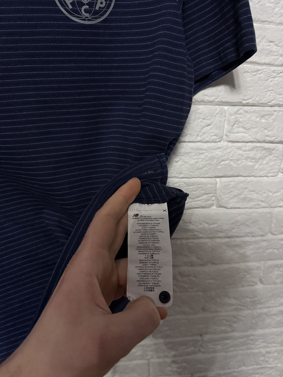 New Balance New Balance Porto Pre Match Polo Shirt Striped Sz S Size US S / EU 44-46 / 1 - 4 Thumbnail