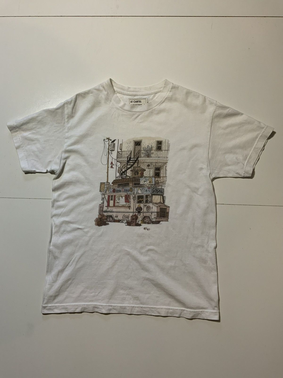 Other Le Cartel Montreal Sushi Food Truck Graphic Cotton T-Shirt Size US M / EU 48-50 / 2 - 2 Thumbnail