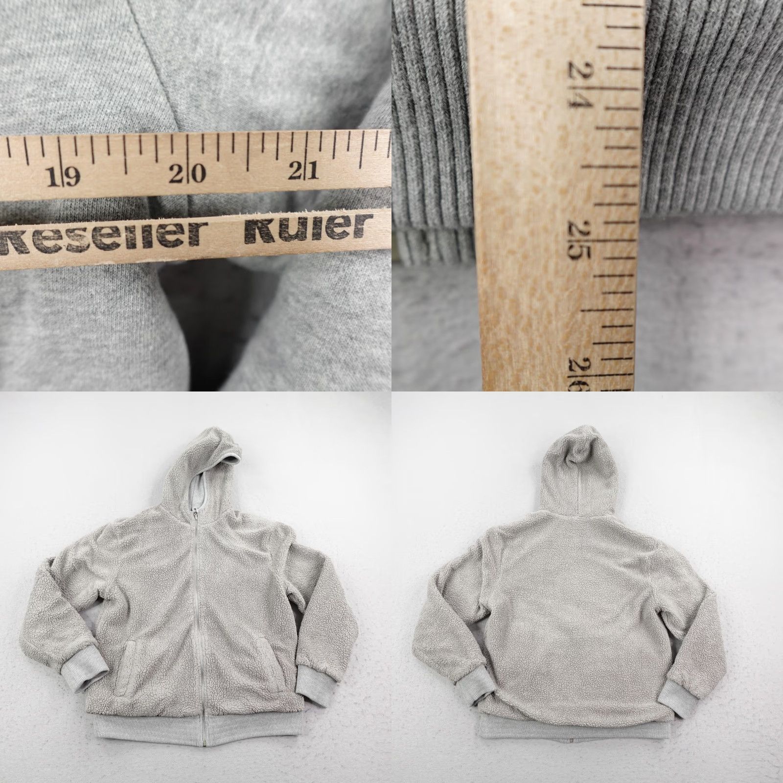 Vintage Looney Tunes Hoodie Mens XL Gray Taz Ski Zip Reversible Fleece Jacket Sweatshirt Cartoon Christmas Holiday Outdoor Size US XL / EU 56 / 4 - 8 Thumbnail