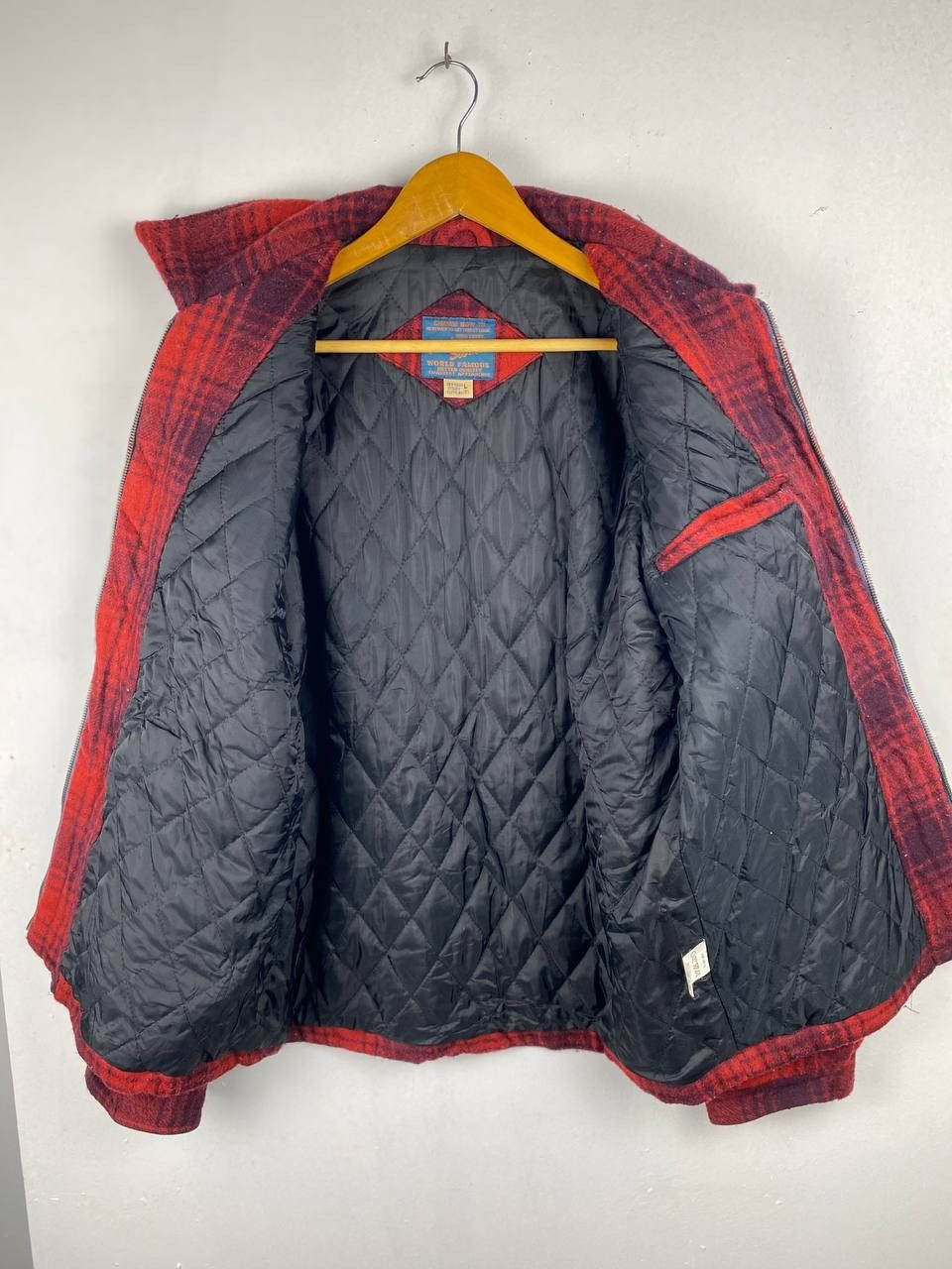 Japanese Brand jungle storm wool jacket quilted lining nice design Size US L / EU 52-54 / 3 - 6 Thumbnail