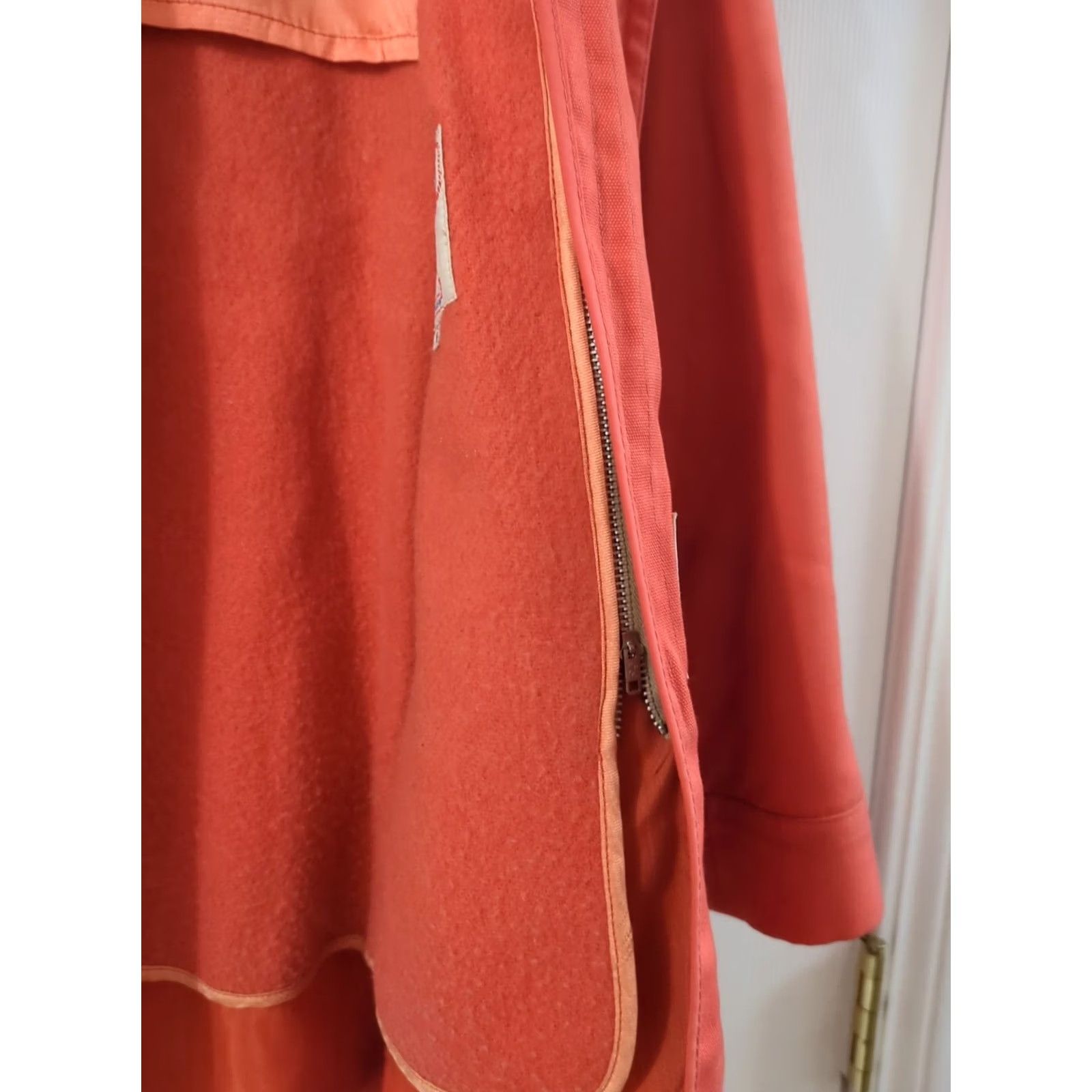 Vintage VINTAGE Misty Harbor Women's Orange Wool Blend Jacket Coat Removable Liner Size 16 Size XXL / US 16-18 / IT 52-54 - 7 Thumbnail