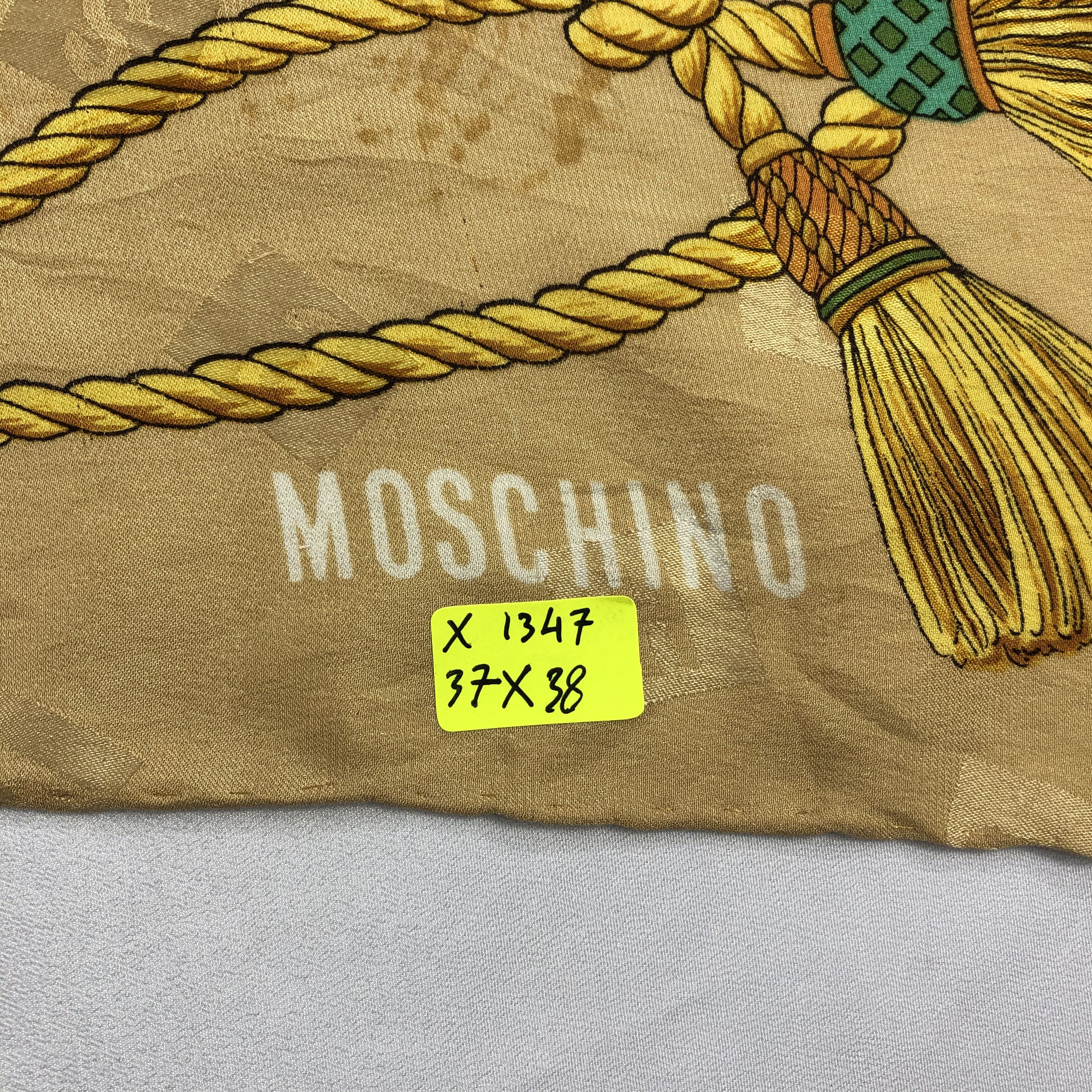 Vintage Vintage Moschino Silk Scarf Size ONE SIZE - 5 Thumbnail