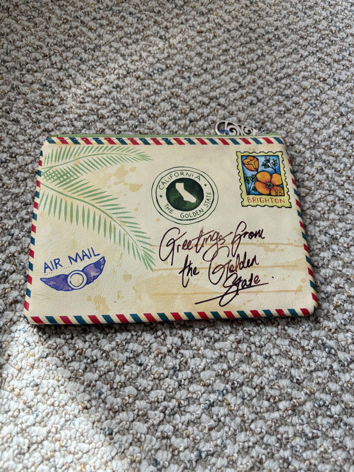 Brighton Brighton Greetings from California Wristlet Postcard Size ONE SIZE - 1 Thumbnail
