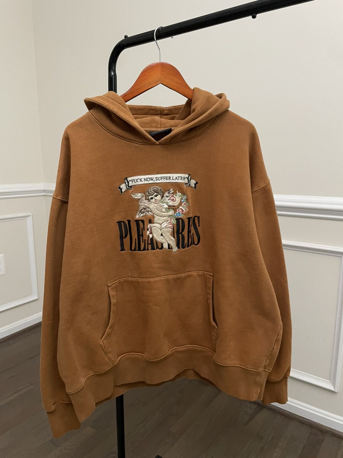 Supreme Pleasures Suffering Graphic Heavyweight Boxy Hoodie SUPREME Size US XL / EU 56 / 4 - 2 Thumbnail