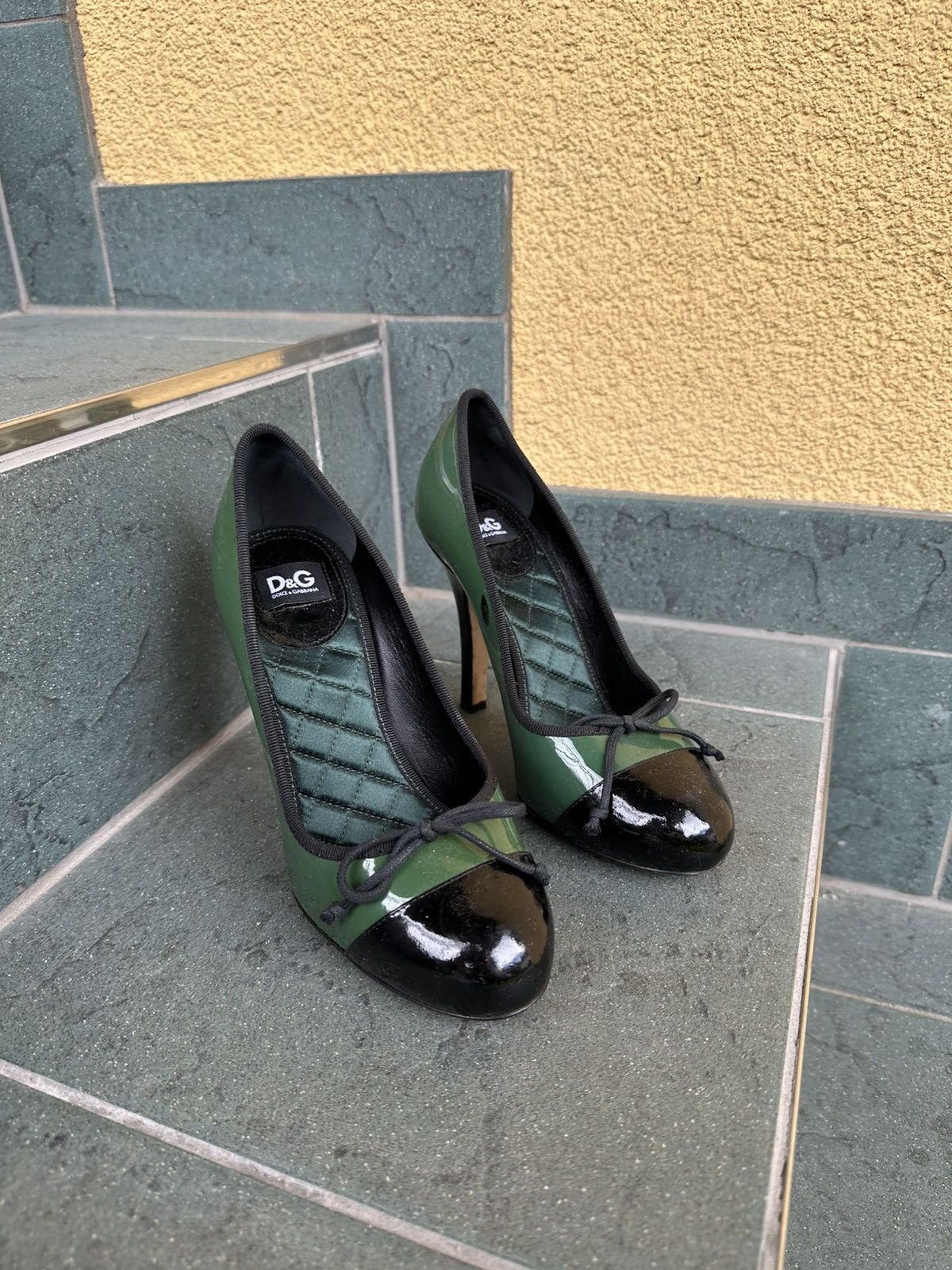 Dolce & Gabbana Dolce Gabbana Vintage Retro Rare Heels green size 36 Size US 6 / IT 36 - 2 Thumbnail