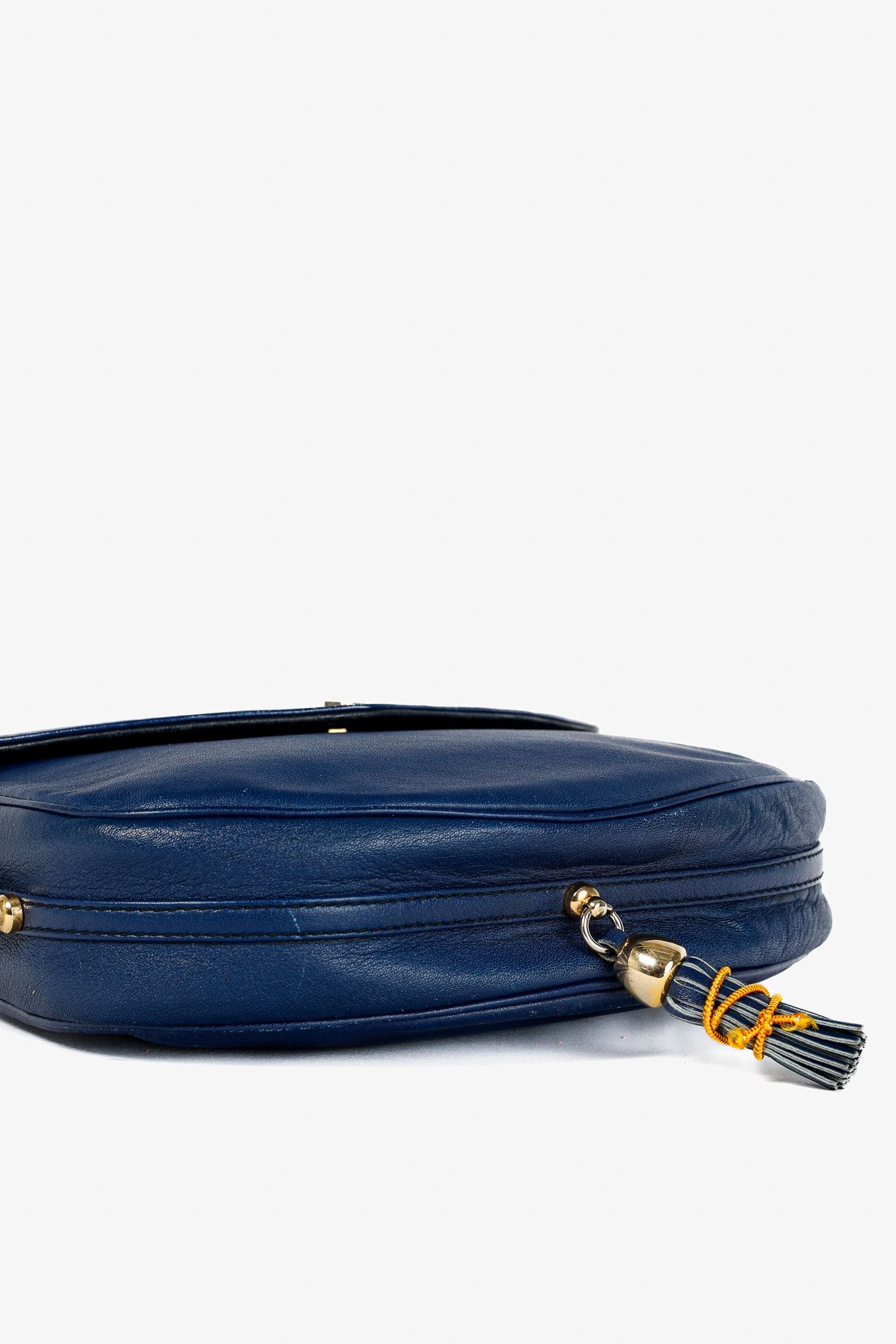 Lanvin Lanvin Vintage Leather Fringe-Tassel Front-Flap Crossbody Size ONE SIZE - 5 Thumbnail
