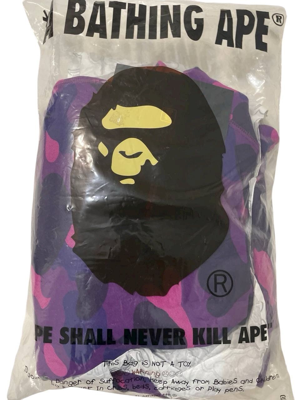 Bape Purple Shark Full Zip Up Hooded Bape Size US L / EU 52-54 / 3 - 7 Thumbnail