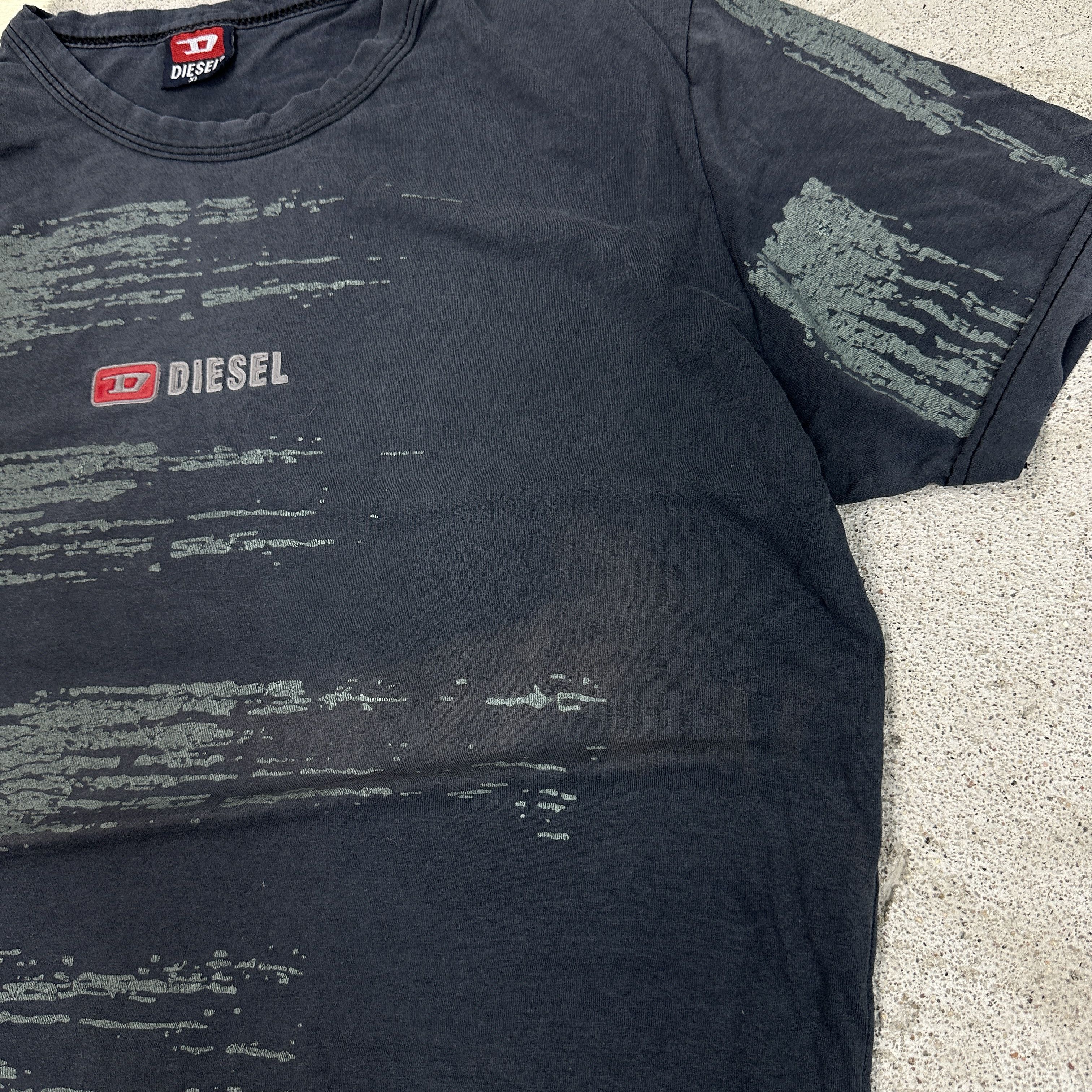 Diesel × Vintage Vintage Streetwear Grunge Biker Diesel T-shirt 00s Size US M / EU 48-50 / 2 - 4 Thumbnail