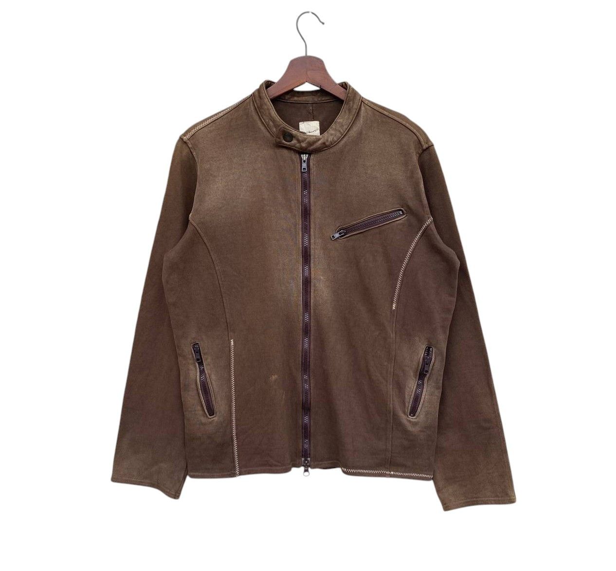 Beauty Beast × Natural Issue × Wtaps NWT JAPAN HOW NATURAL WTAPS FADED BROWN ZIPPER JACKET Size US L / EU 52-54 / 3 - 3 Thumbnail