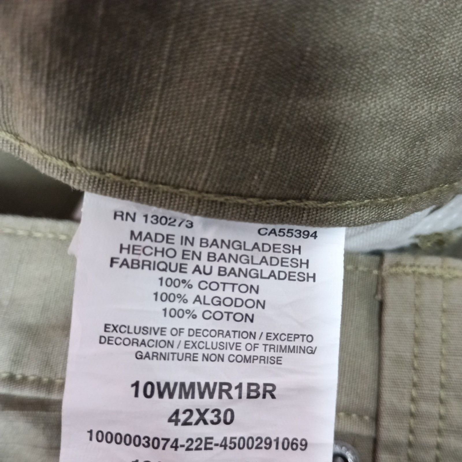 Wrangler Wrangler Relaxed Cargo Pants Bark Men Size 42x30 Double Knee Size US 42 / EU 58 - 5 Thumbnail