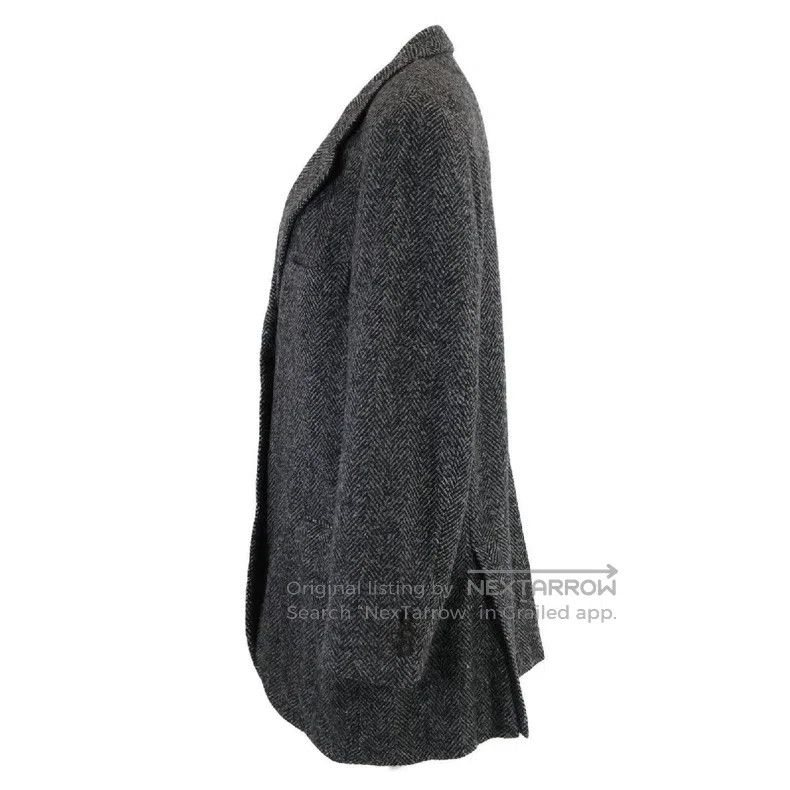 Hermes Hermes size M Herringbone Cashmere Blazer Size 38L - 2 Thumbnail