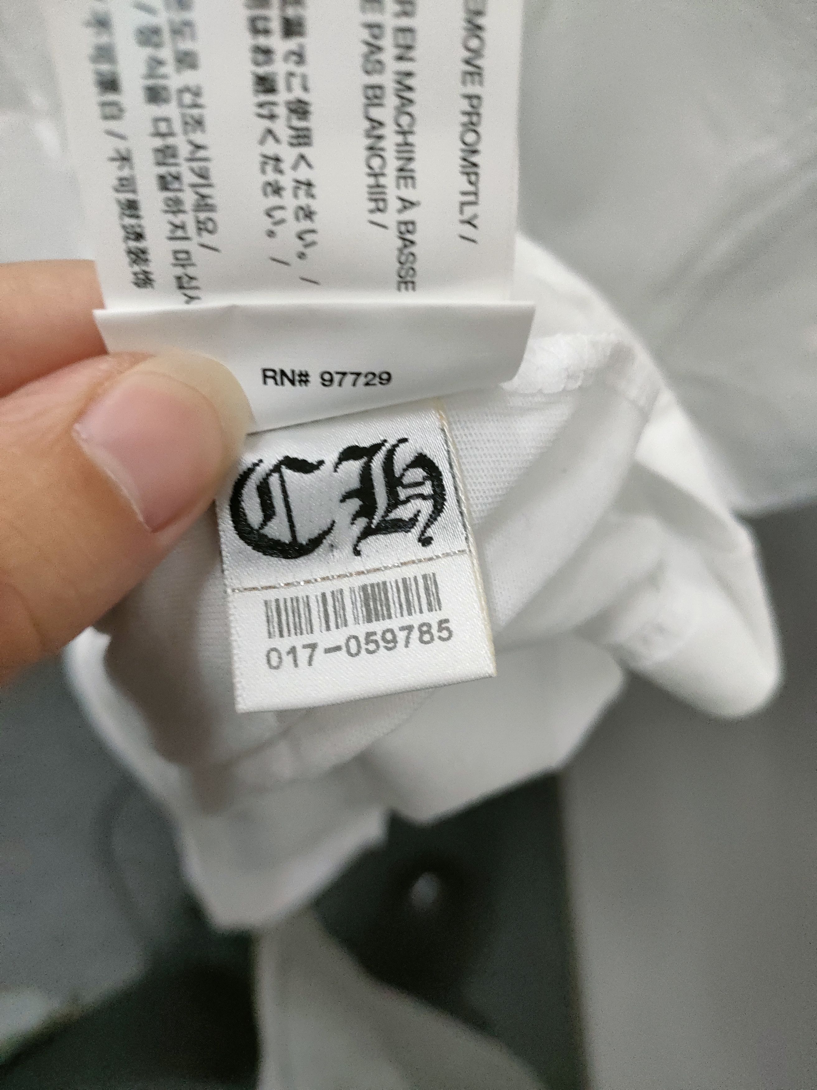 Chrome Hearts Chrome Hearts Horseshoe Scroll Logo Short Sleeve Tee Size US S / EU 44-46 / 1 - 12 Thumbnail
