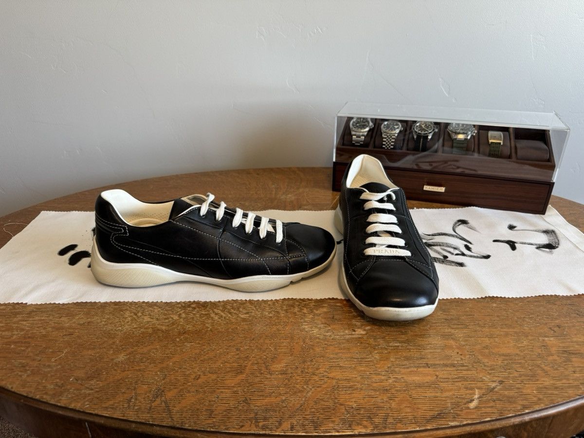 Prada Prada Re-Edition Black Leather Low-Top Sneakers SS2001 Size US 10.5 / EU 43-44 - 1 Thumbnail