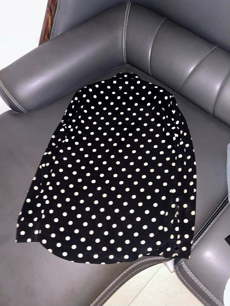 Hedi Slimane Saint Laurent 2015FW Polka Dot Shirt- Size US M / EU 48-50 / 2 - 2 Thumbnail