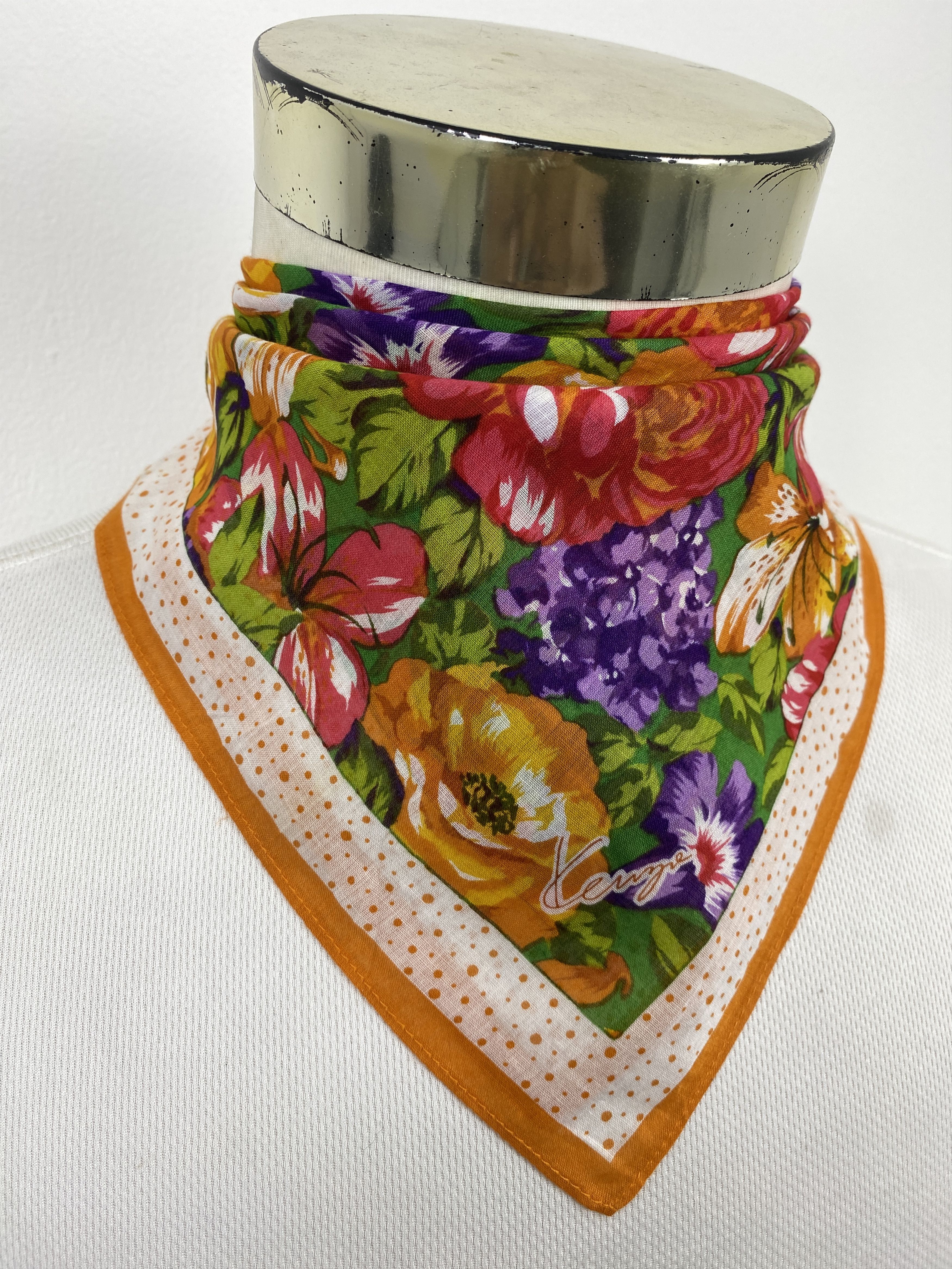 Kenzo Vintage Kenzo Handkerchief / Neckerchief KT0282 Size ONE SIZE - 2 Thumbnail
