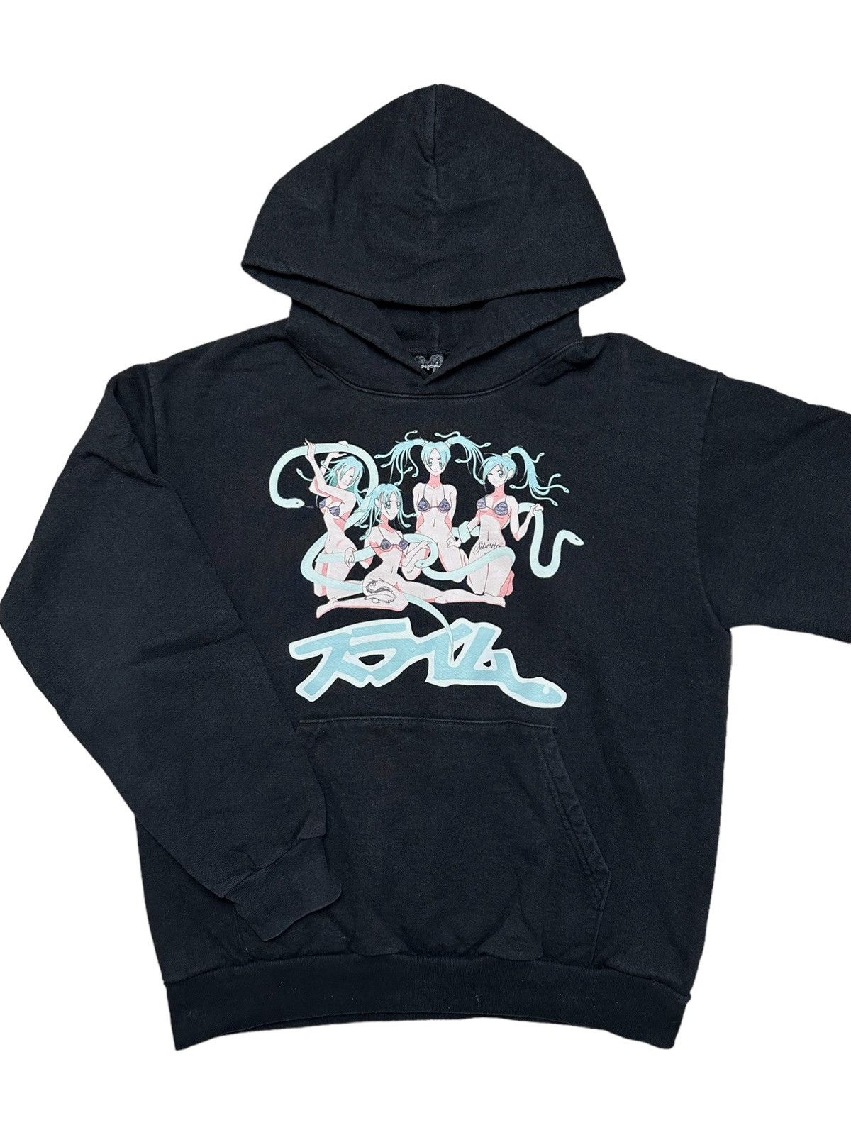image of Siberia Hills x Young Thug Hoodie in Black, Men's (Size Large)