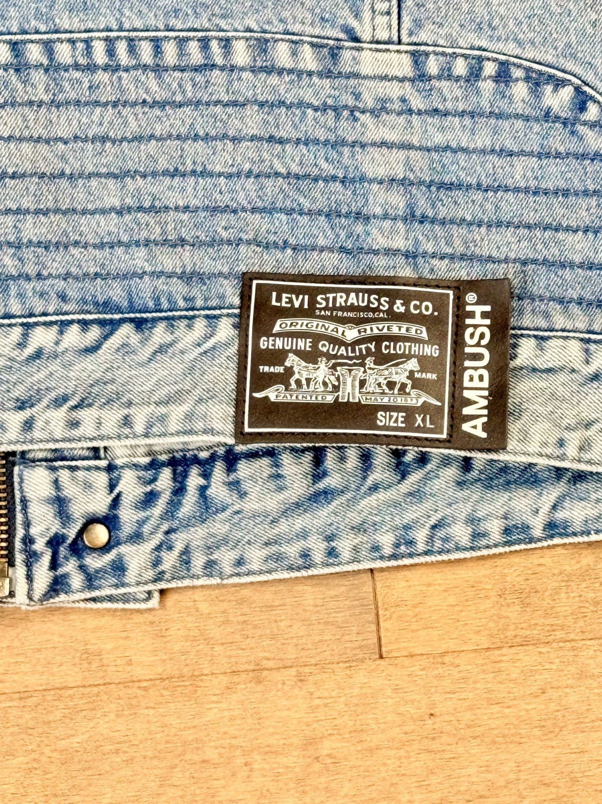Ambush Design DDP New AMBUSH X LEVI’S Denim Moto Biker Jacket XL Size US XL / EU 56 / 4 - 17 Thumbnail