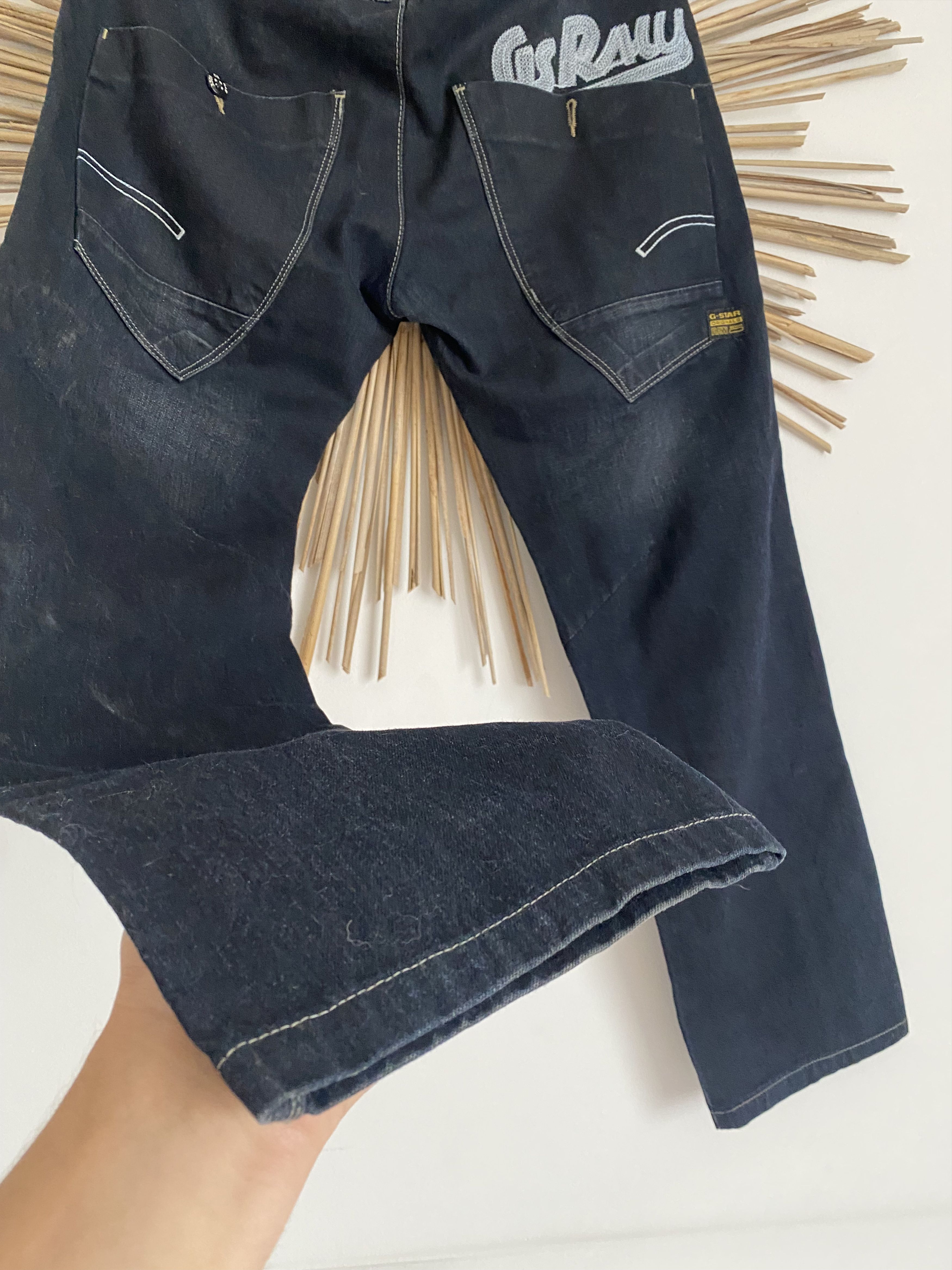 G-Star G-star raw 3301 vintage big logo denim jeans Size US 34 / EU 50 - 8 Thumbnail