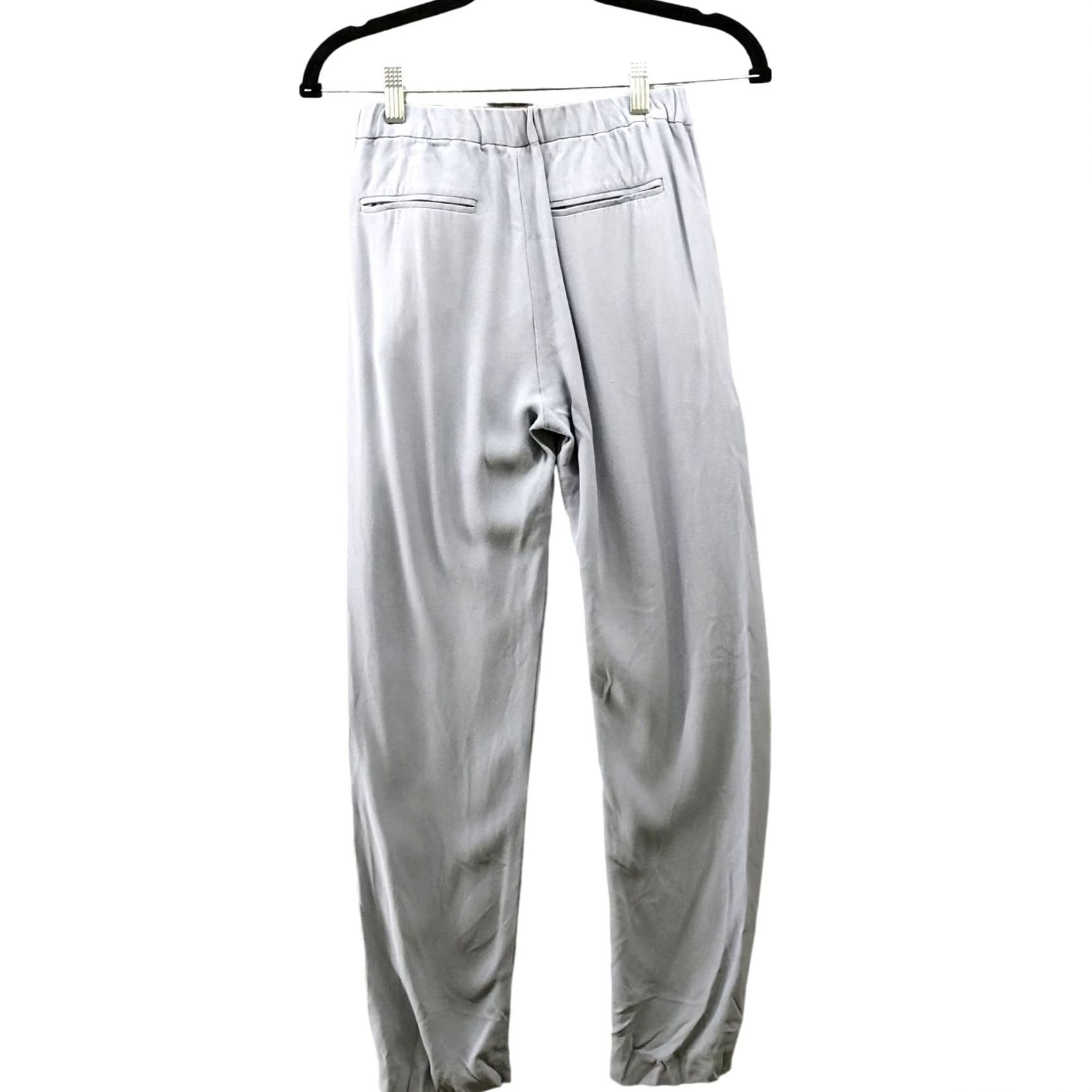 The Kooples VINTAGE The Kooples Side Zip Pants Womens 24 Dress Pants Blue Crepe Zipper Front Flat 27.5in Inseam Womens Dress Pants FP621 Size 42" / US 20 - 2 Thumbnail